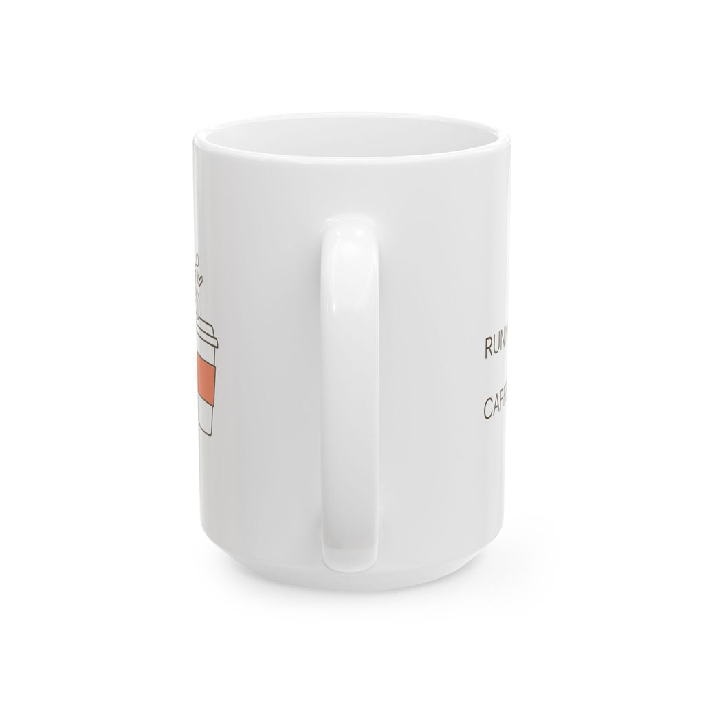 Fueled By Caffeine What Is Sleep Coffee Mug | Funny Caffeine Gift | Ceramic Mug