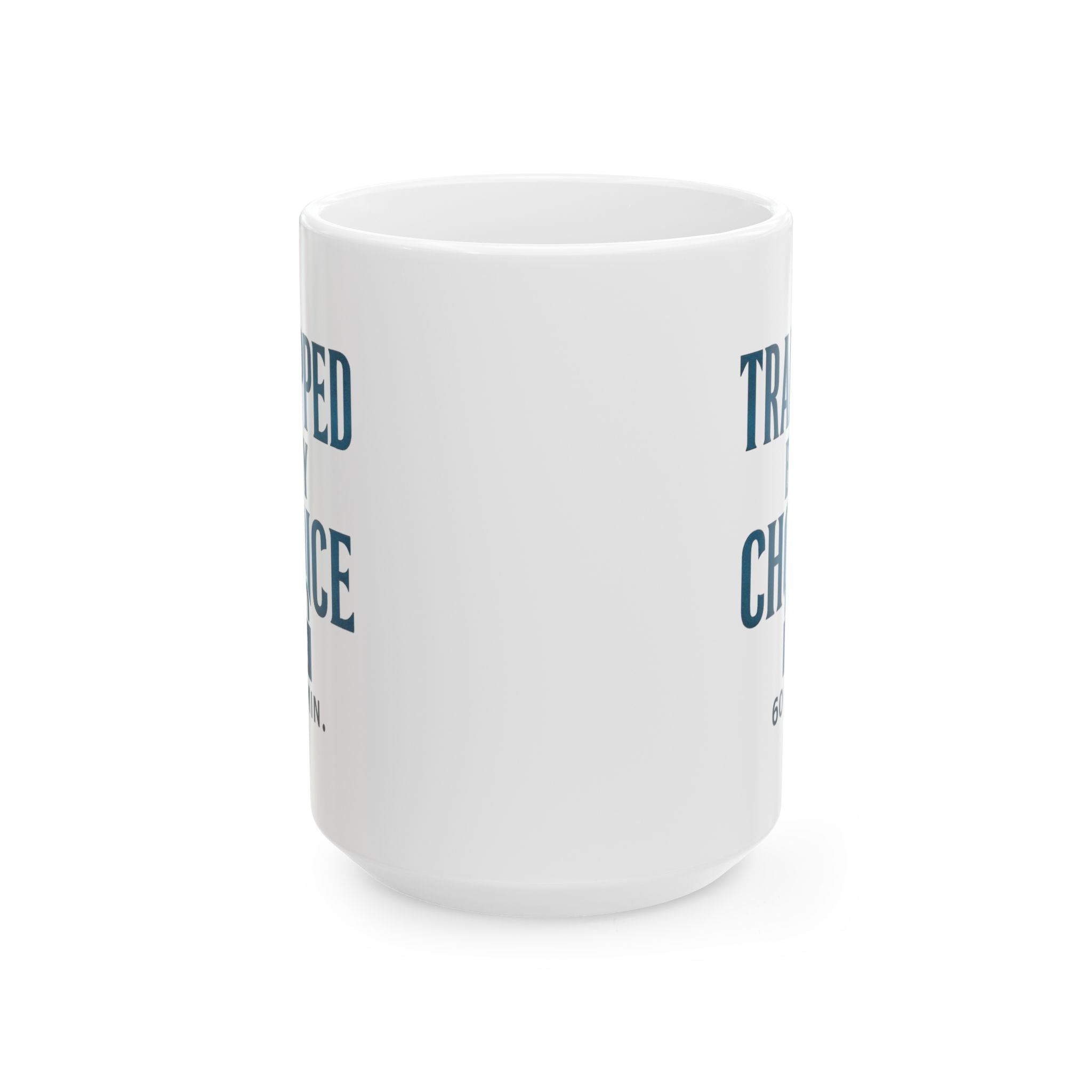 Escape Room Addict Trapped By Choice Coffee Mug | Unique Gift | Ceramic Mug