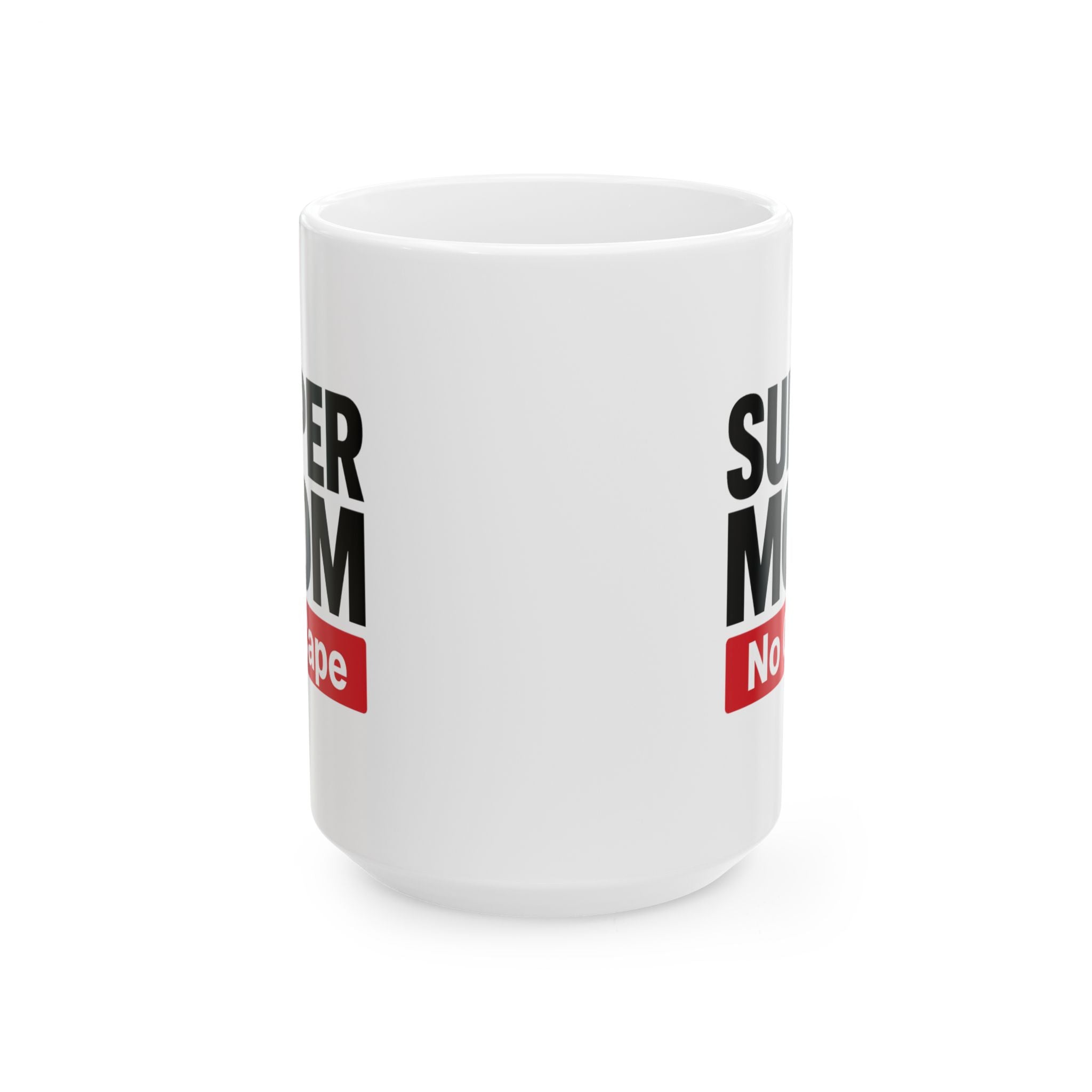 Officially A Supermom Send Backup Coffee Mug | Funny Mom Humor | Ceramic Mug