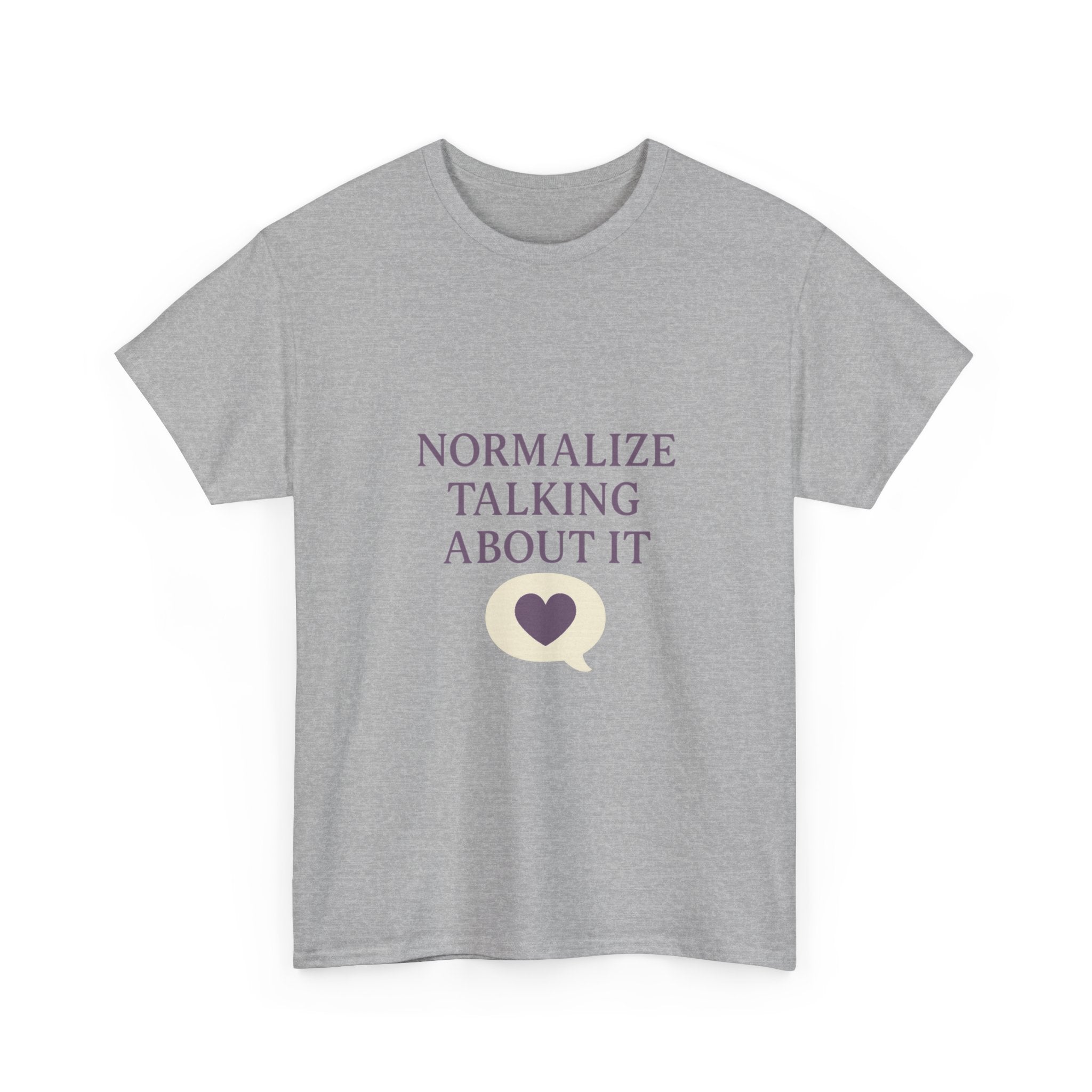 Mental Health Advocate Normalize Talking About It T-Shirt | Cat Lover Gift | Graphic Tee