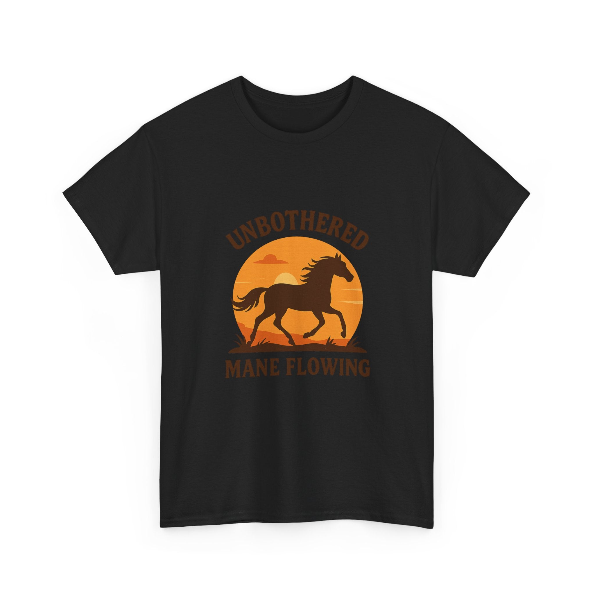 Horse Girl Unbothered Mane Flowing T-Shirt