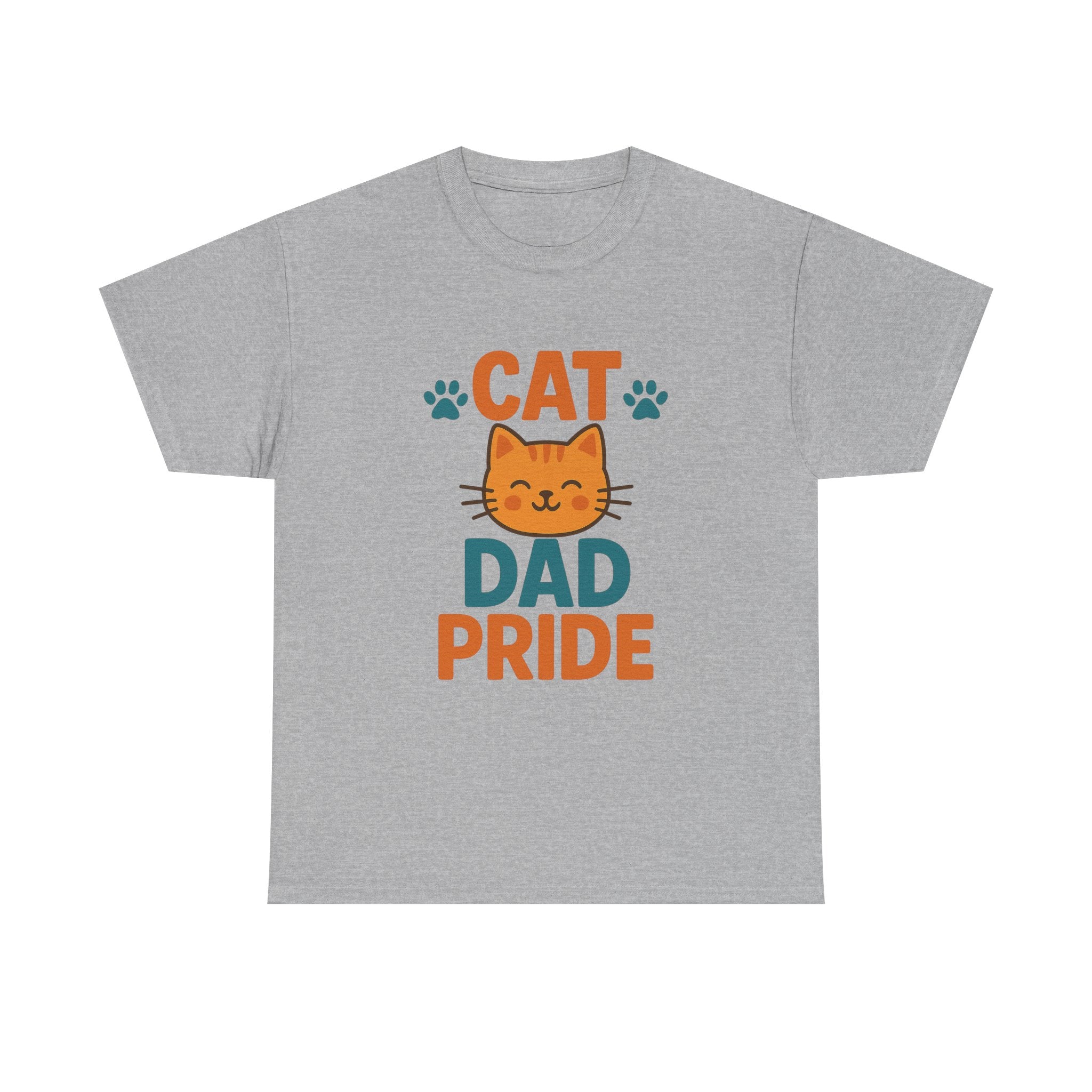 Proud Cat Dad The Legend The Myth T-Shirt | Gift for Him | Graphic Tee
