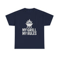 BBQ Rules My Grill My Rules Dad T-Shirt | Gift for Dad | Graphic Tee