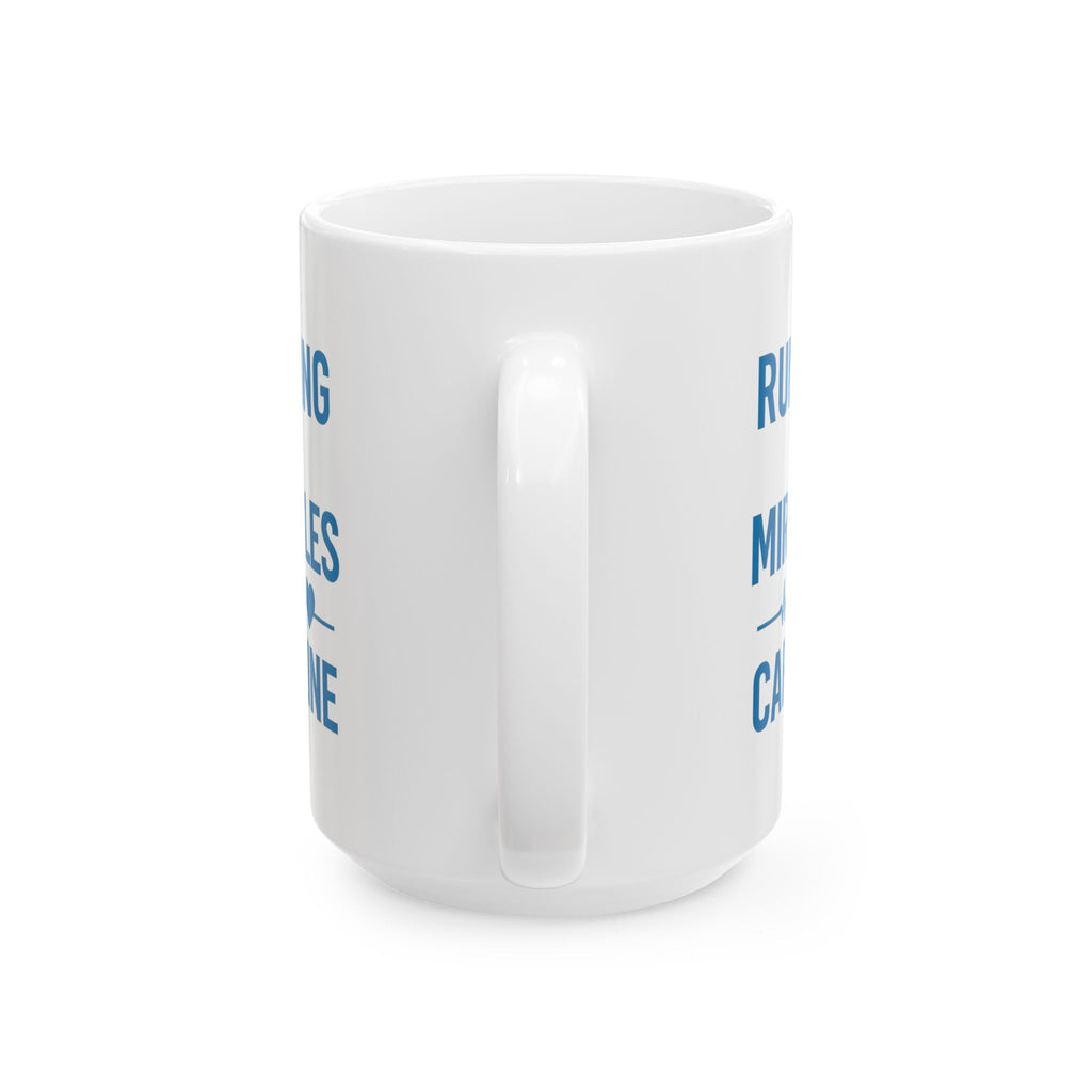 ICU Nurse Running On Miracles And Caffeine Coffee Mug | Nurse Gift | Ceramic Mug