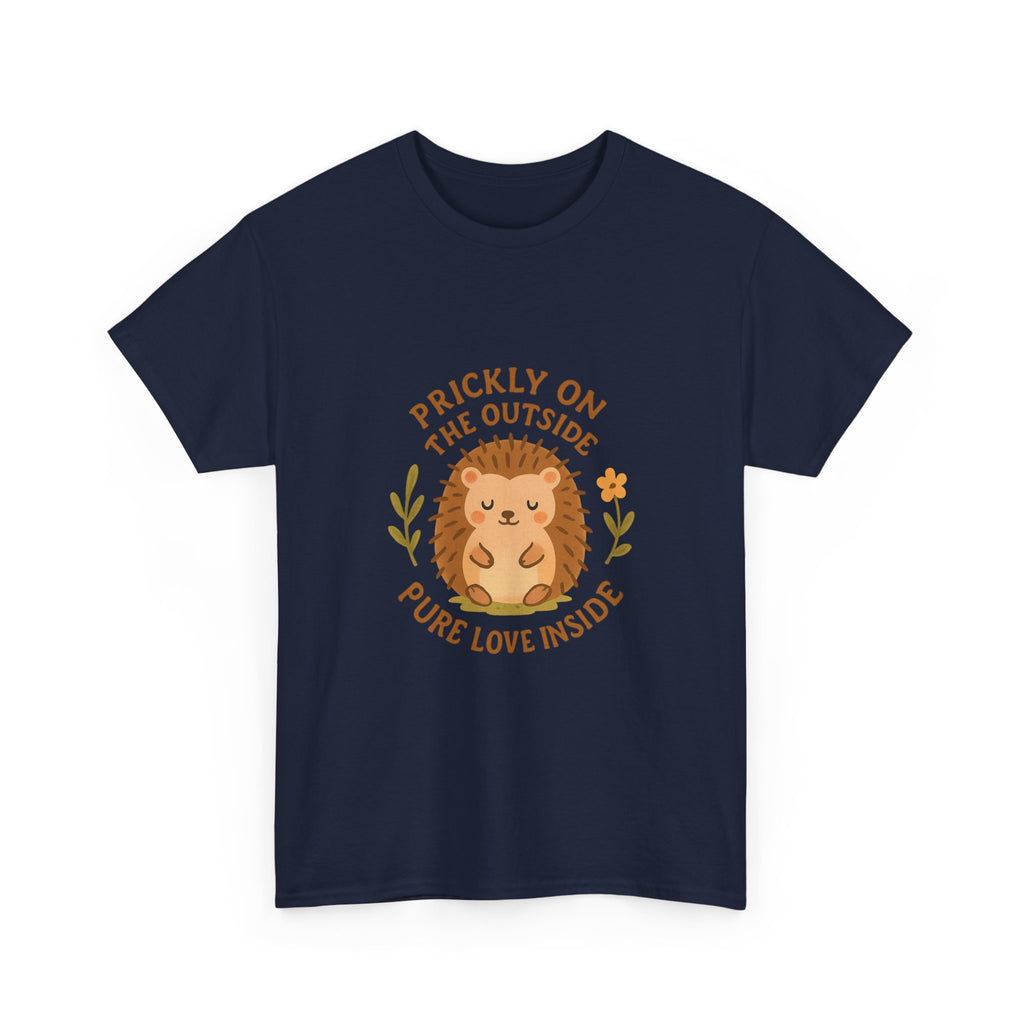Hedgehog Dad Prickly On The Outside Pure Love Inside T-Shirt