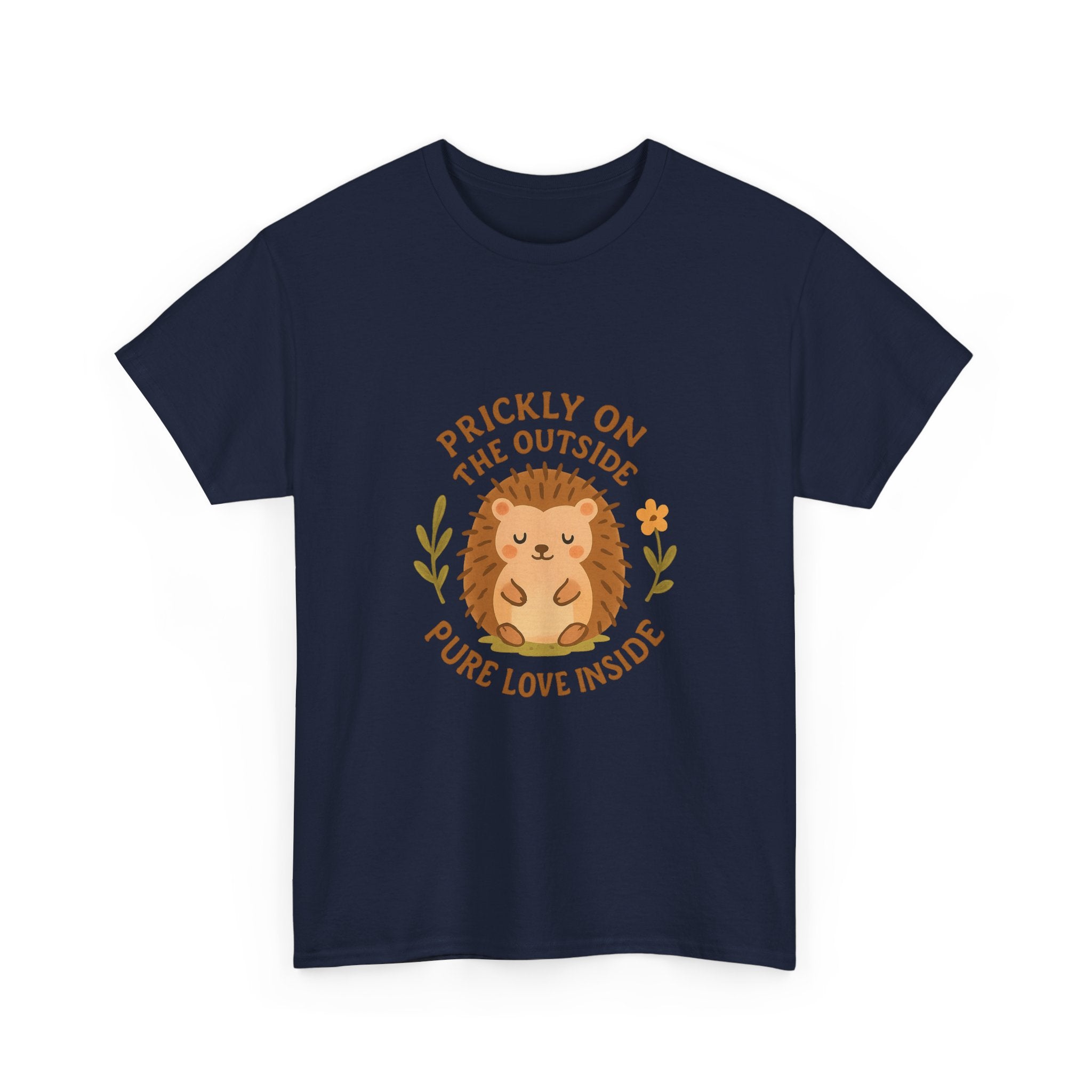 Hedgehog Dad Prickly On The Outside Pure Love Inside T-Shirt