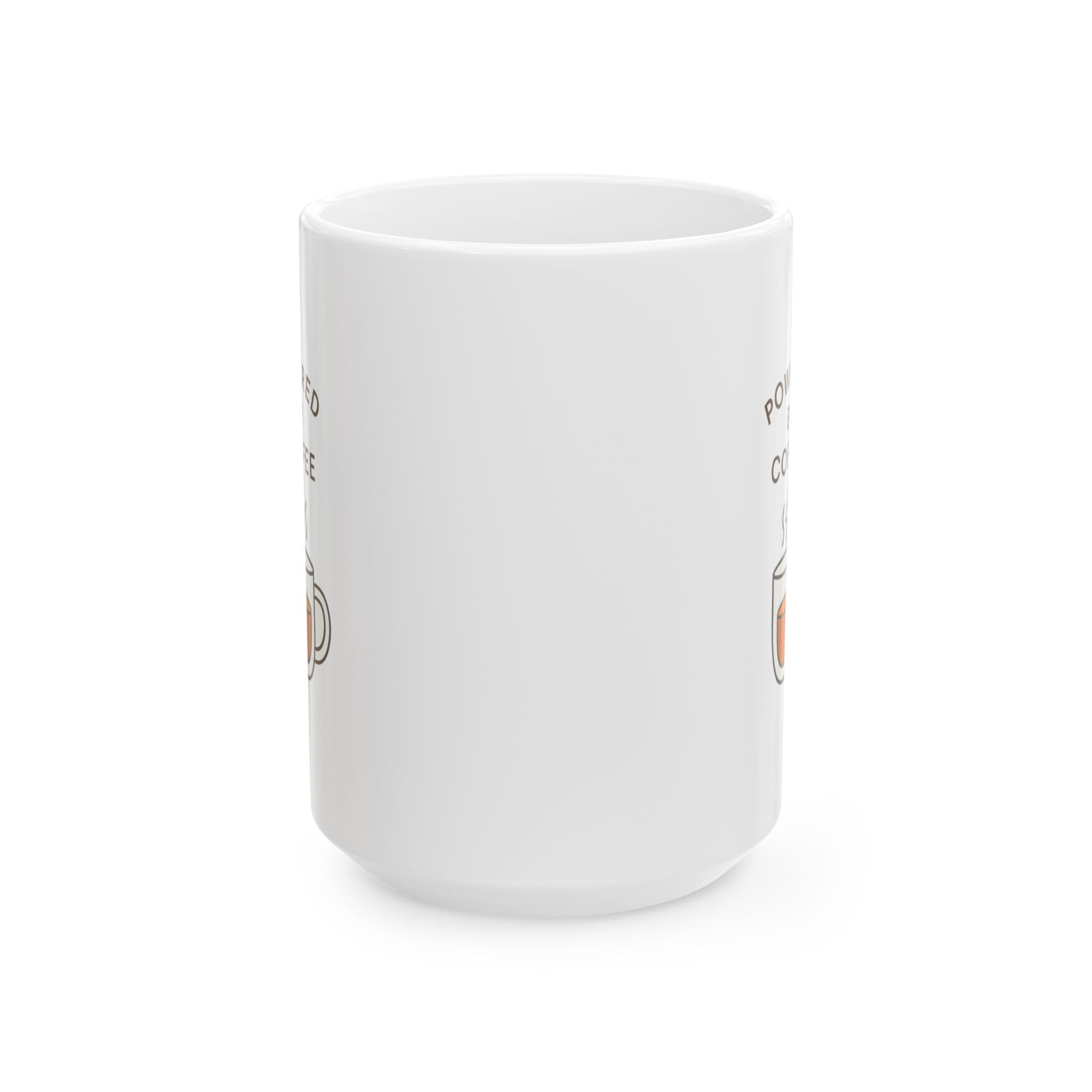 Powered By Coffee And Sheer Will Coffee Mug | Funny Gift | Ceramic Mug