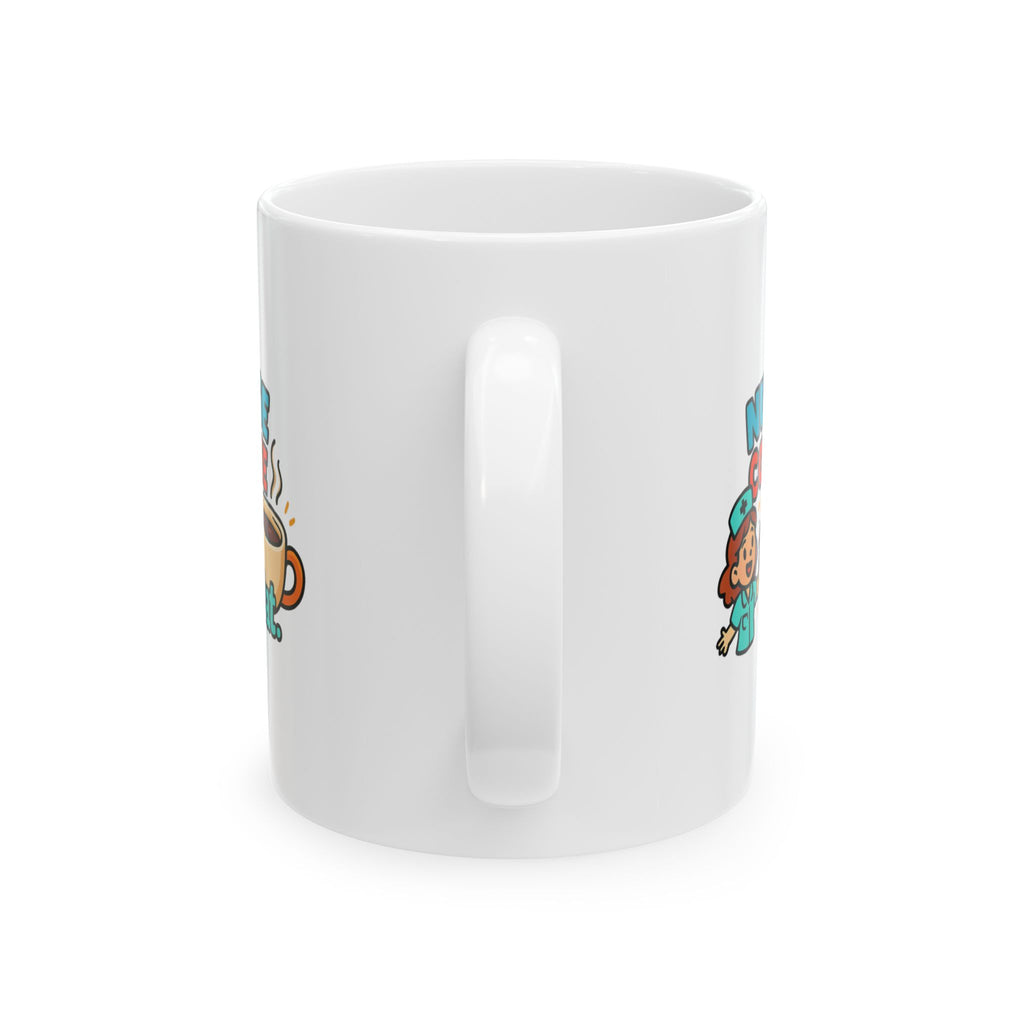 Nurses Run On Coffee Not Sleep Coffee Mug | Nurse Humor Gift | Ceramic Mug