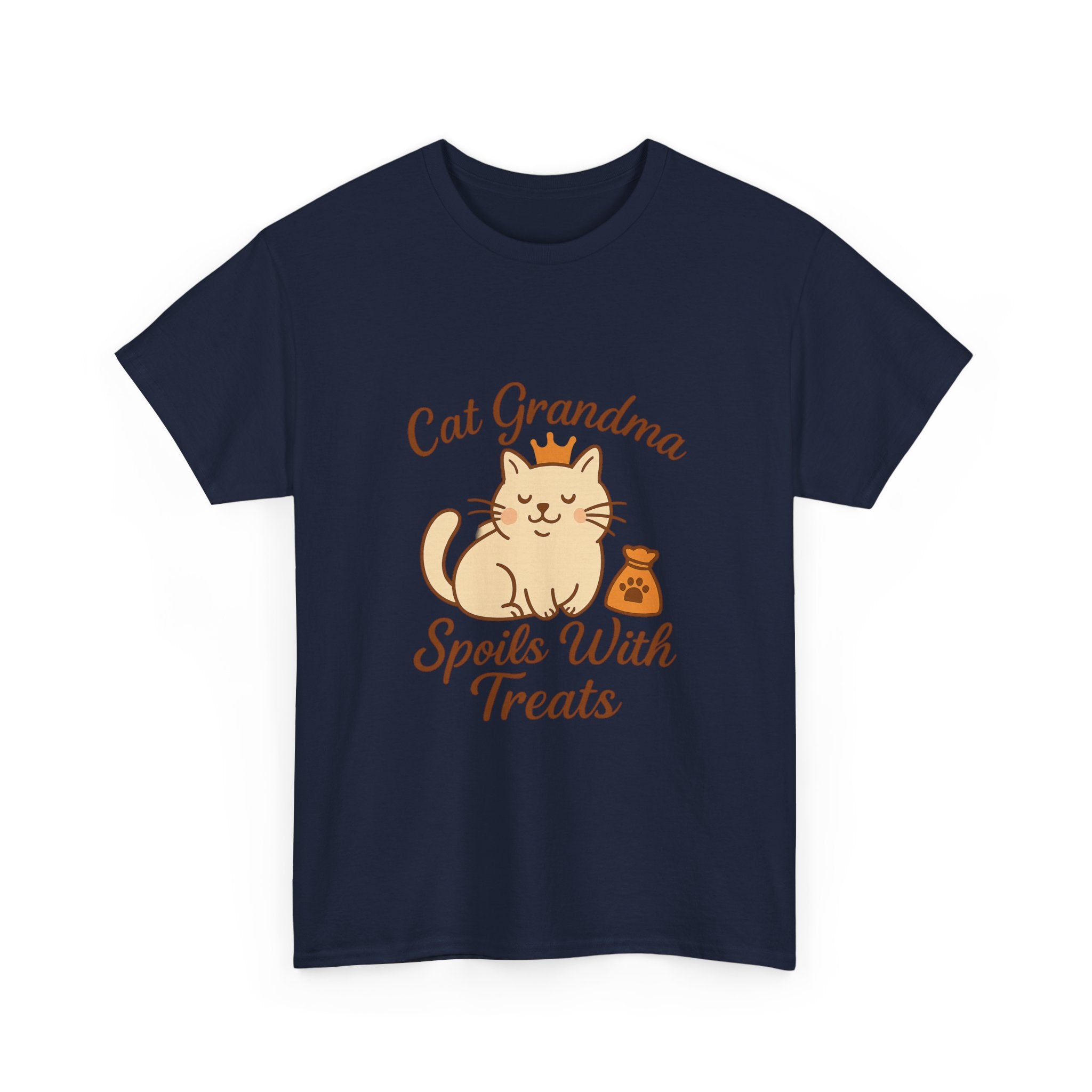 Cat Grandma Spoils With Treats T-Shirt | Cat Lover Gift | Graphic Tee