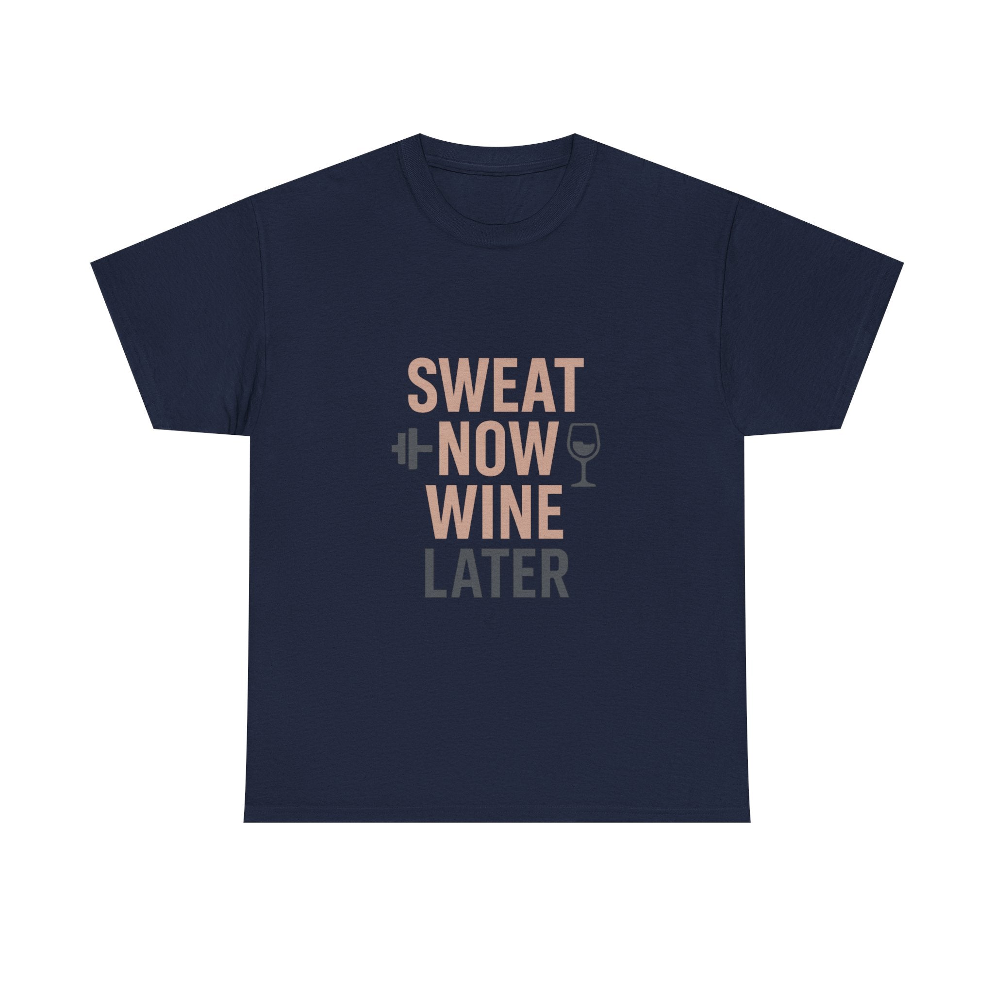 Gym Mom Sweat Now Wine Later T-Shirt | Gift for Mom | Graphic Tee