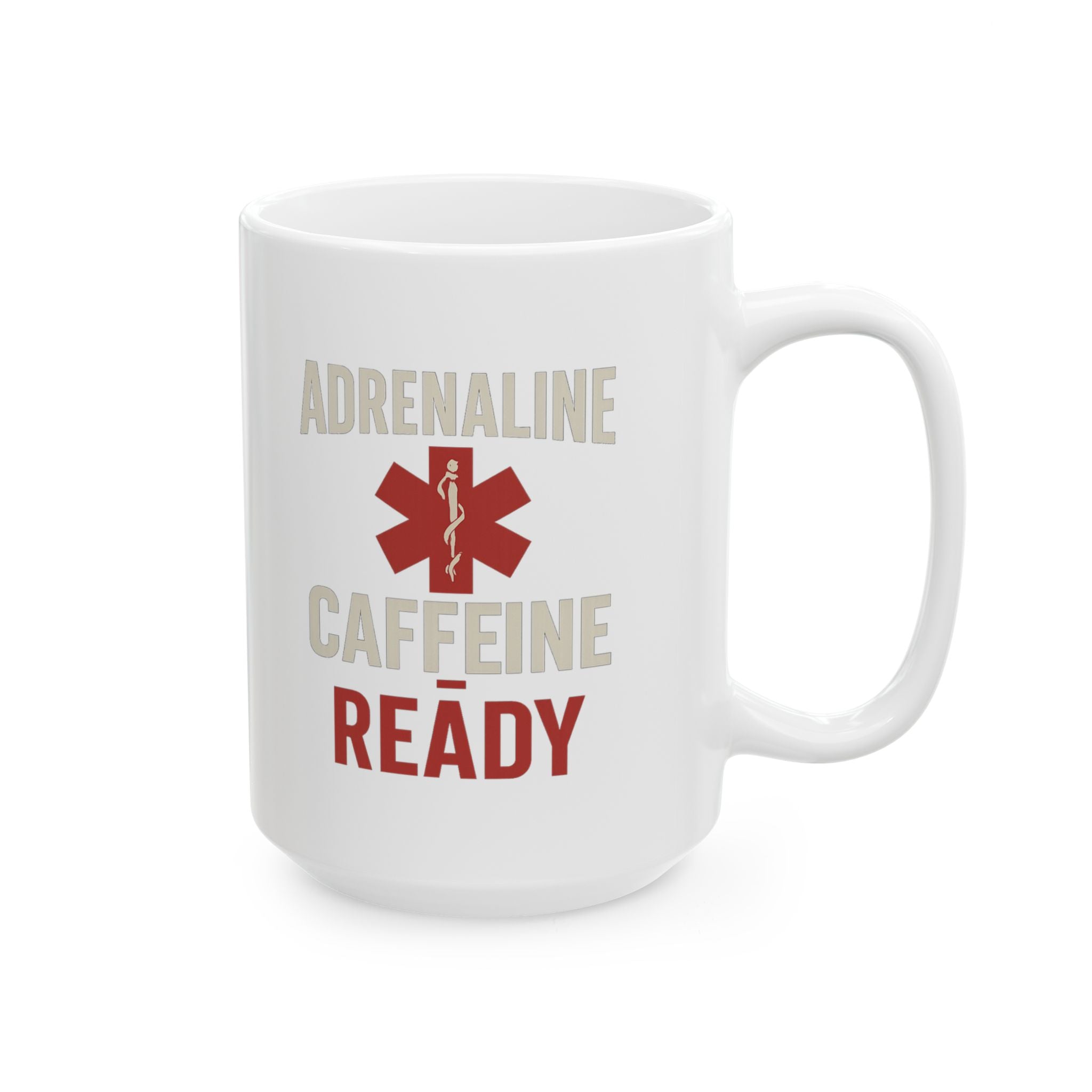 Paramedic Adrenaline And Caffeine Morning Coffee Mug | Unique Gift | Ceramic Mug