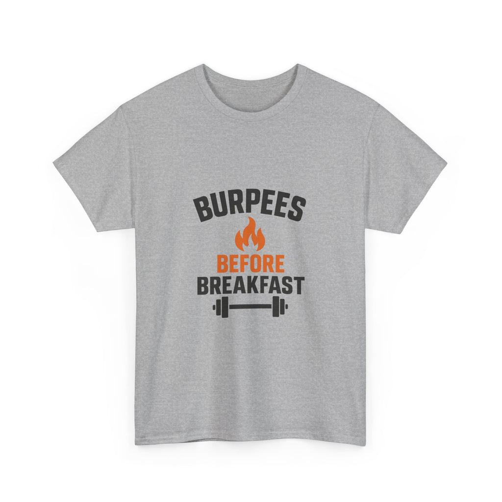 CrossFit Mom Burpees Before Breakfast T-Shirt | Gift for Mom | Graphic Tee