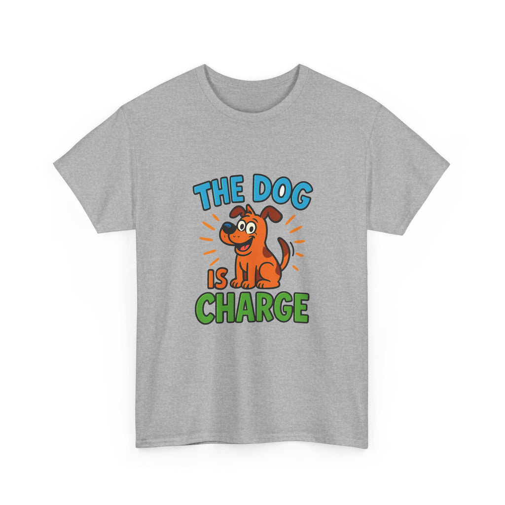 Boss Is The Dog T-Shirt | Funny Pet Humor | Graphic Tee