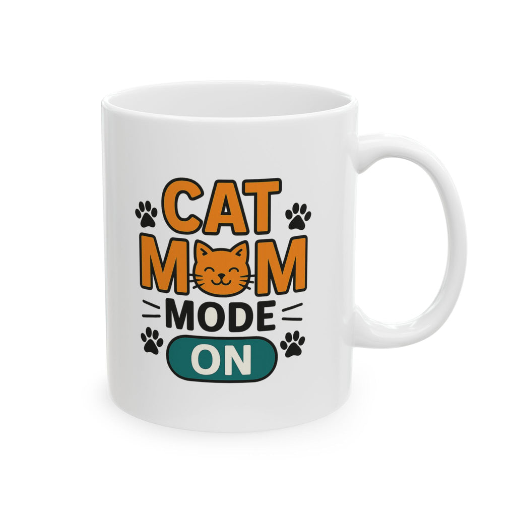 Proud Cat Mom Always Covered In Fur Coffee Mug | Gift for Her | Ceramic Mug
