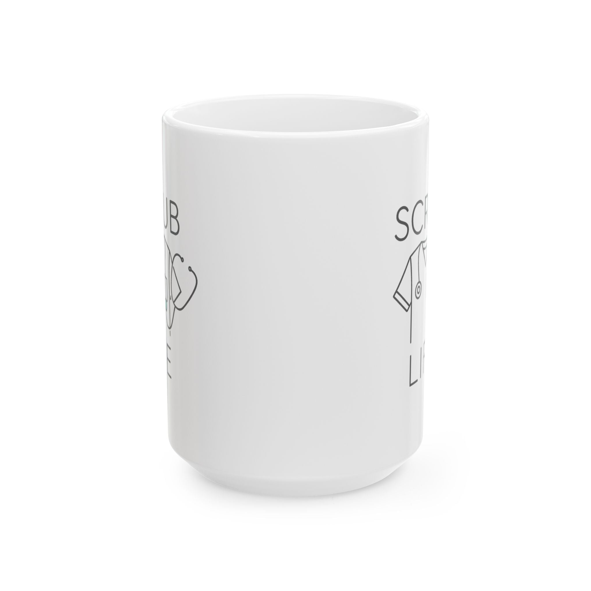 Scrub Life Coffee And Compassion Coffee Mug | Nurse Appreciation | Ceramic Mug