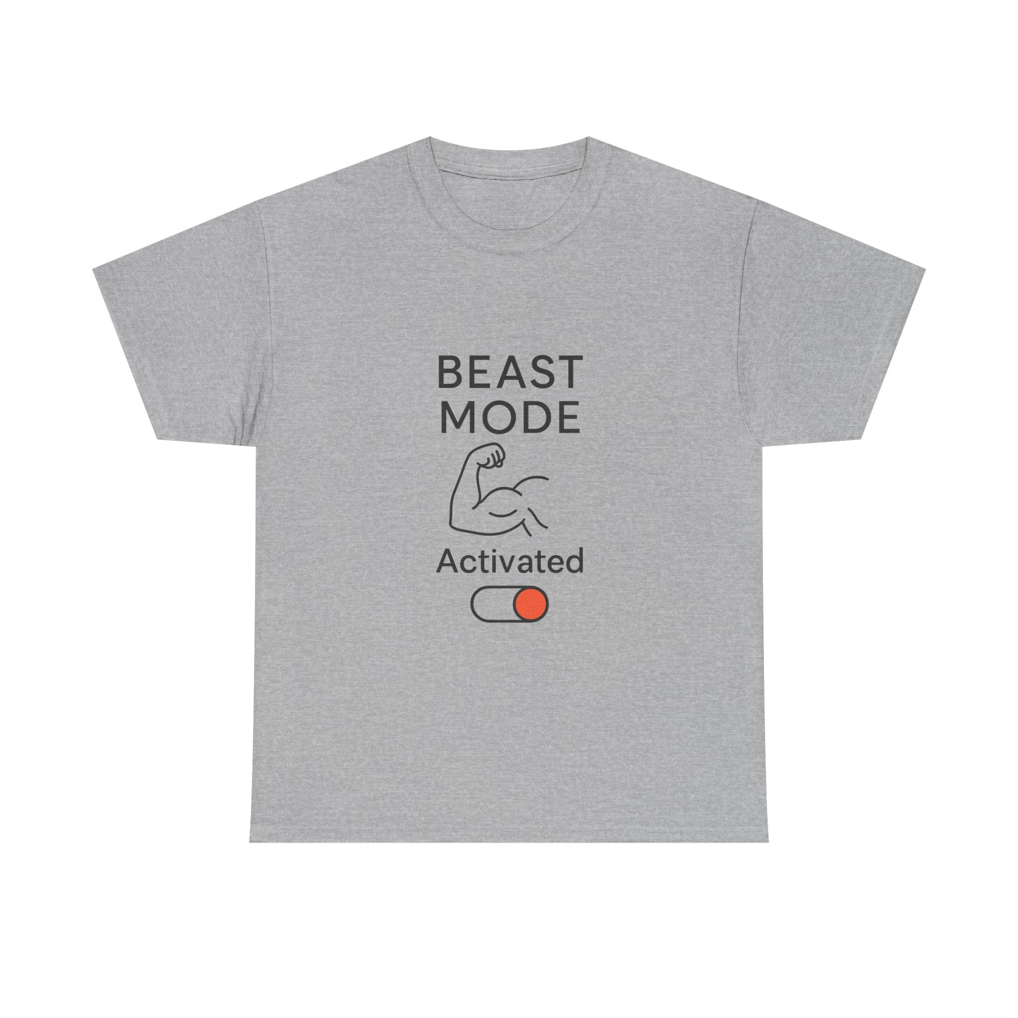 Beast Mode Activated T-Shirt | Workout Motivation Gift | Graphic Tee