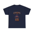 Knitting Witch Cursing Every Row T-Shirt | Unique Gift | Graphic Tee