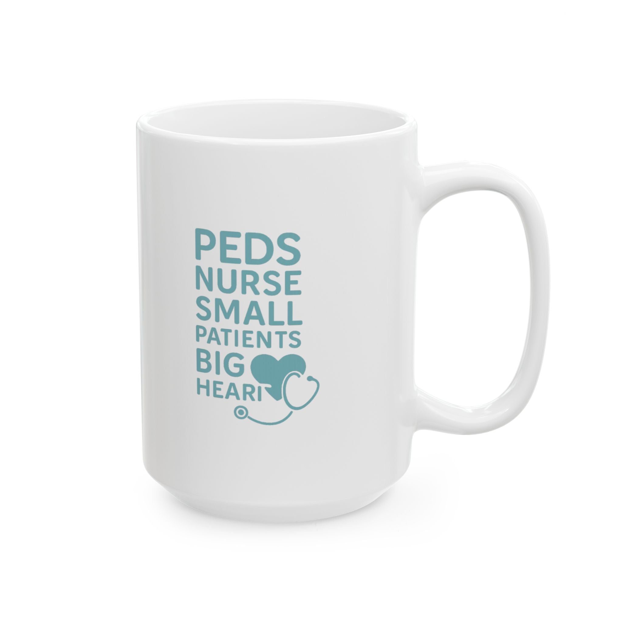Pediatric Nurse Small Patients Biggest Heroes Coffee Mug | Nurse Gift | Ceramic Mug