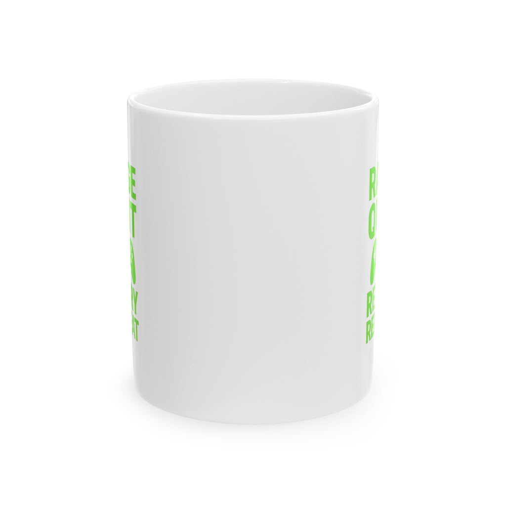 Gamer Rage Quit Retry Repeat Coffee Mug | Unique Gift | Ceramic Mug