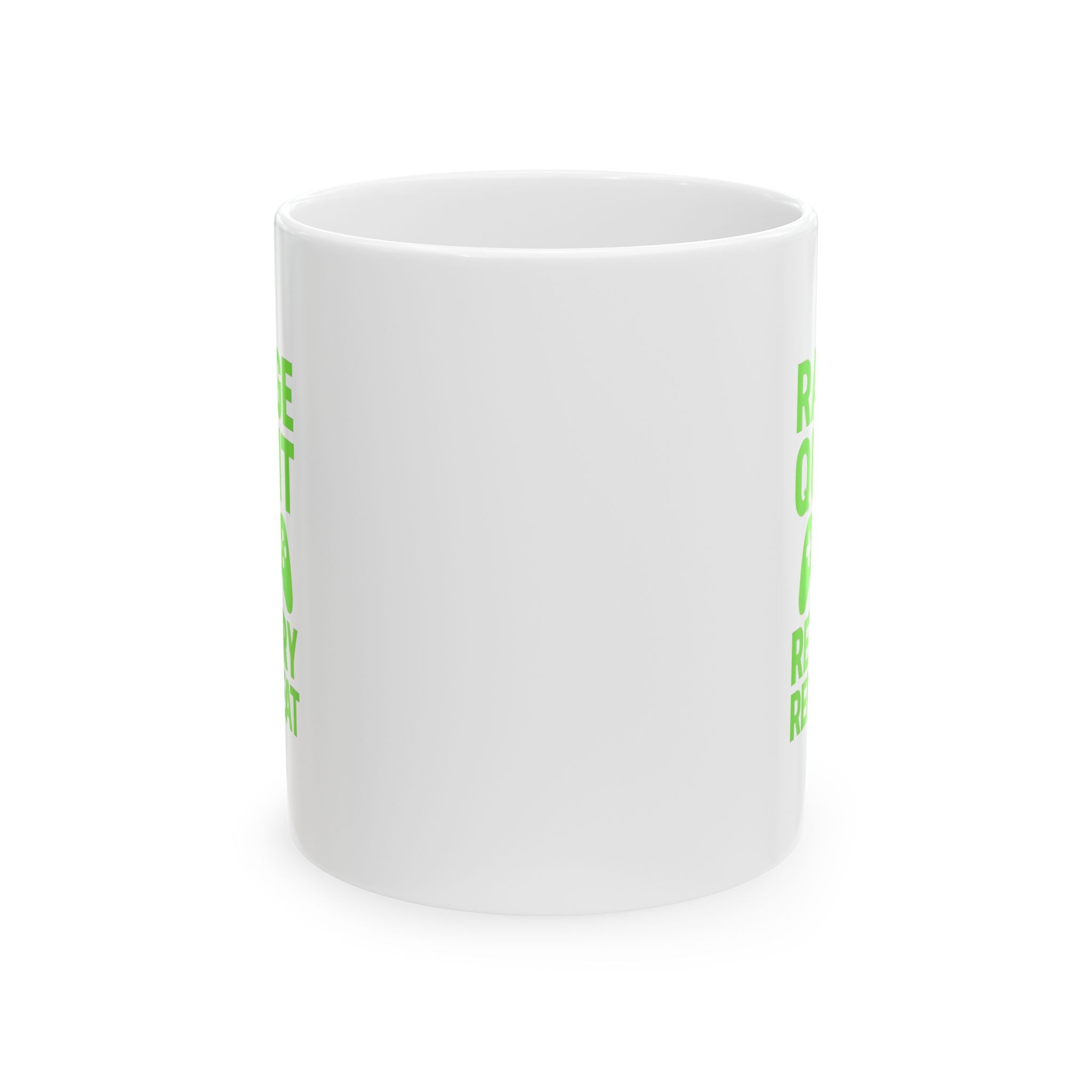 Gamer Rage Quit Retry Repeat Coffee Mug | Unique Gift | Ceramic Mug