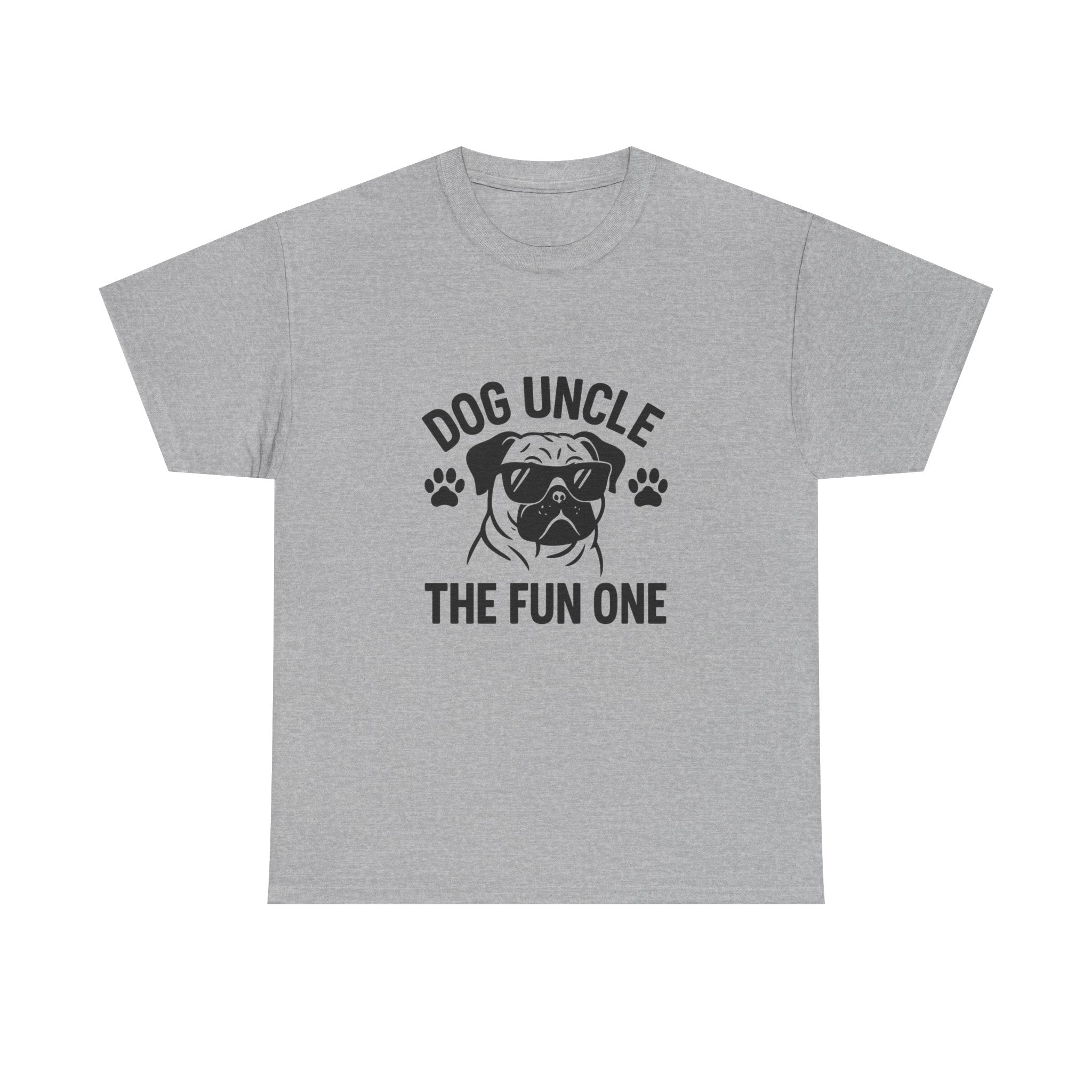 Dog Uncle The Fun One T-Shirt | Dog Lover Gift | Graphic Tee