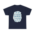 Nursing Student Powered By Caffeine And Textbooks T-Shirt | Nursing Student Gift | Graphic Tee