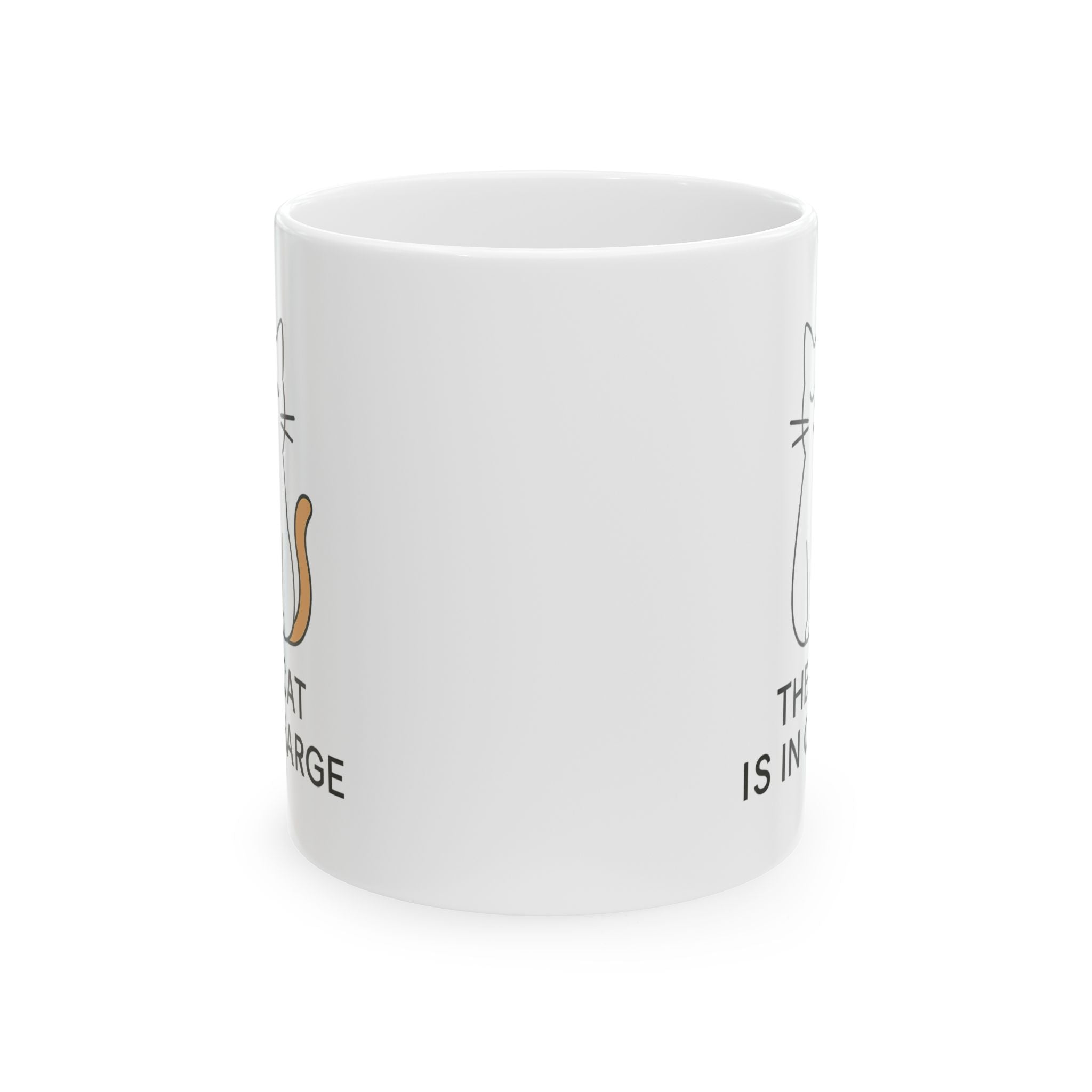 My Cat Judges Me Coffee Mug | Funny Cat Humor | Ceramic Mug