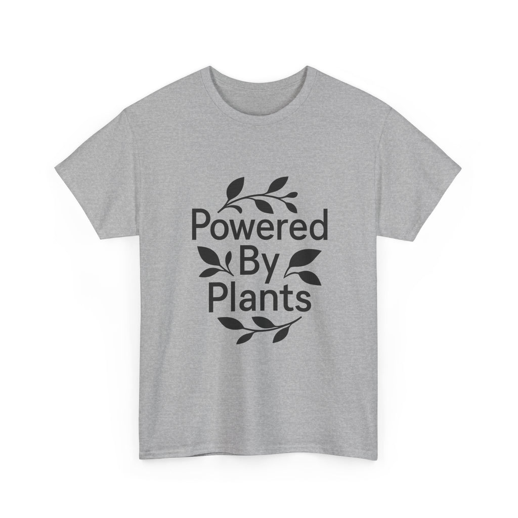 Powered By Plants Vegan T-Shirt | Unique Gift | Graphic Tee