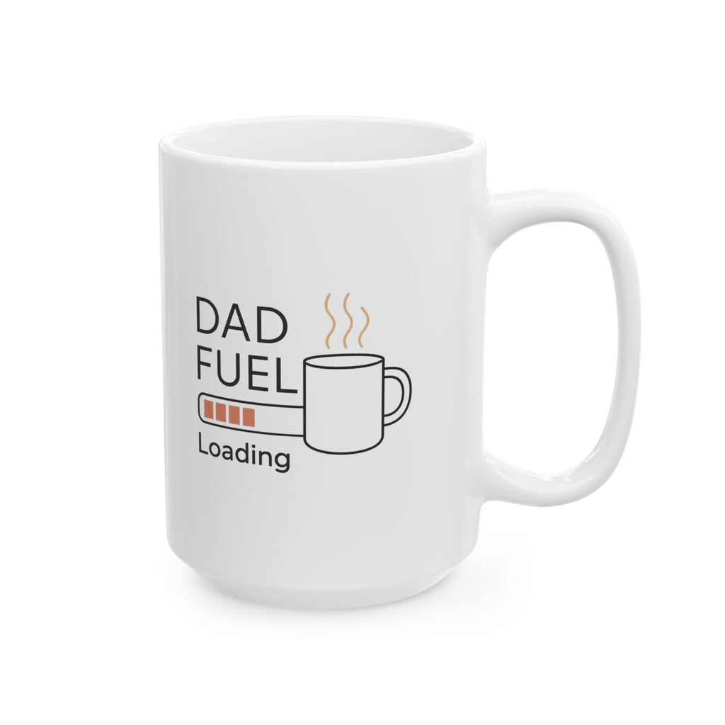 Dad Fuel Activated Status Go Coffee Mug | Funny Dad Coffee Gift | Ceramic Mug