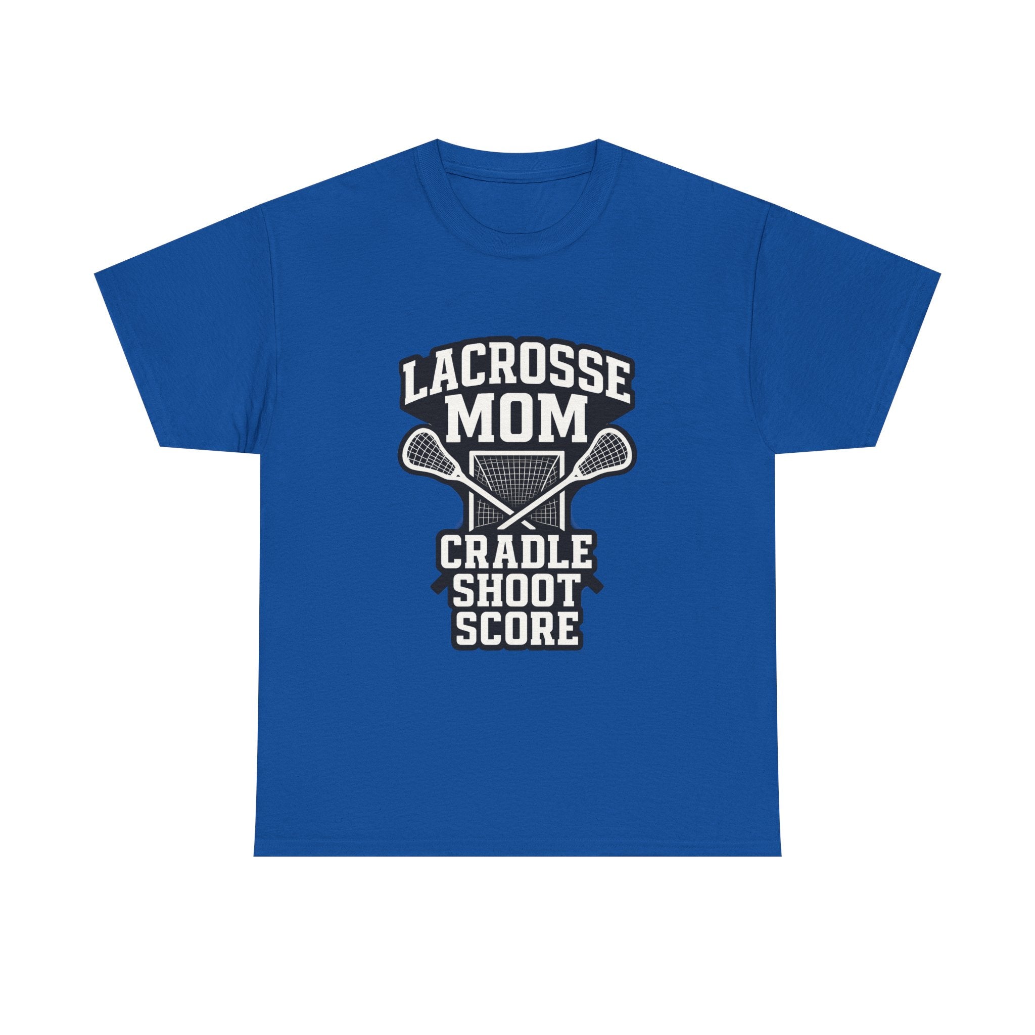 Lacrosse Mom Cradle Shoot Score T-Shirt | Gift for Mom | Graphic Tee