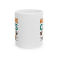 All My Kids Have Four Paws Coffee Mug | Funny Cat Mom Humor | Ceramic Mug