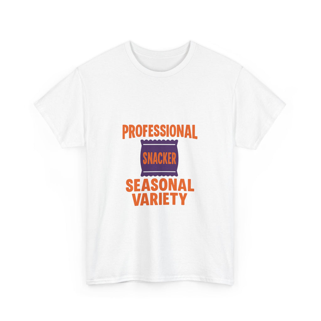 Professional Snacker Seasonal Variety T-Shirt | Unique Gift | Graphic Tee