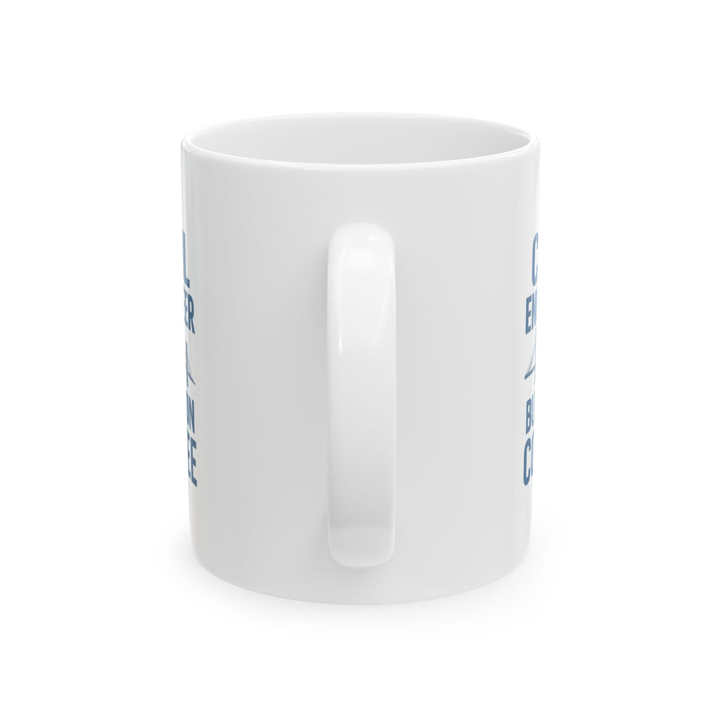 Civil Engineer Built On Coffee Coffee Mug | Coffee Lover Gift | Ceramic Mug
