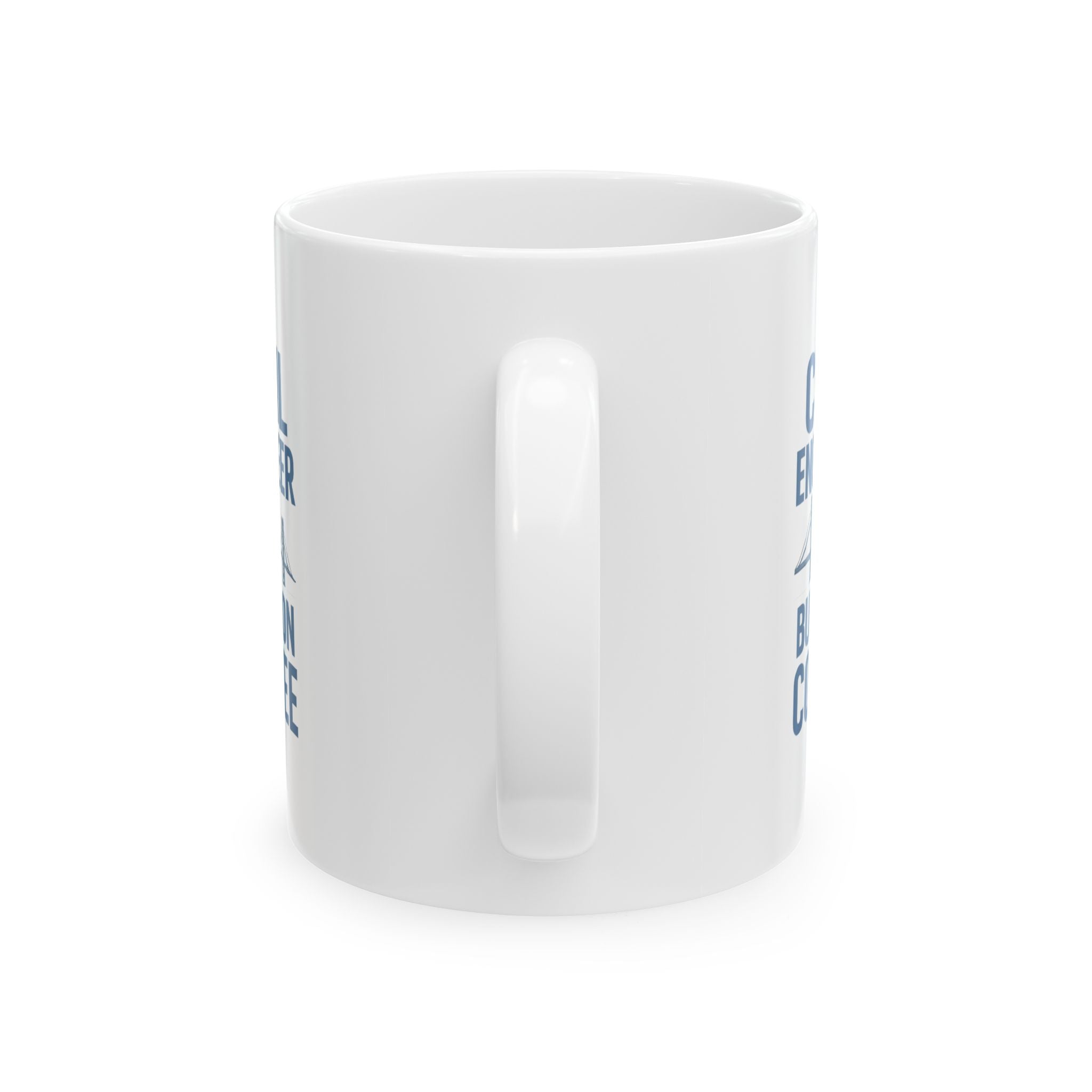 Civil Engineer Built On Coffee Coffee Mug | Coffee Lover Gift | Ceramic Mug