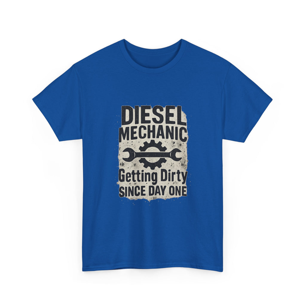 Diesel Mechanic Getting Dirty Since Day One T-Shirt | Mechanic Gift | Graphic Tee