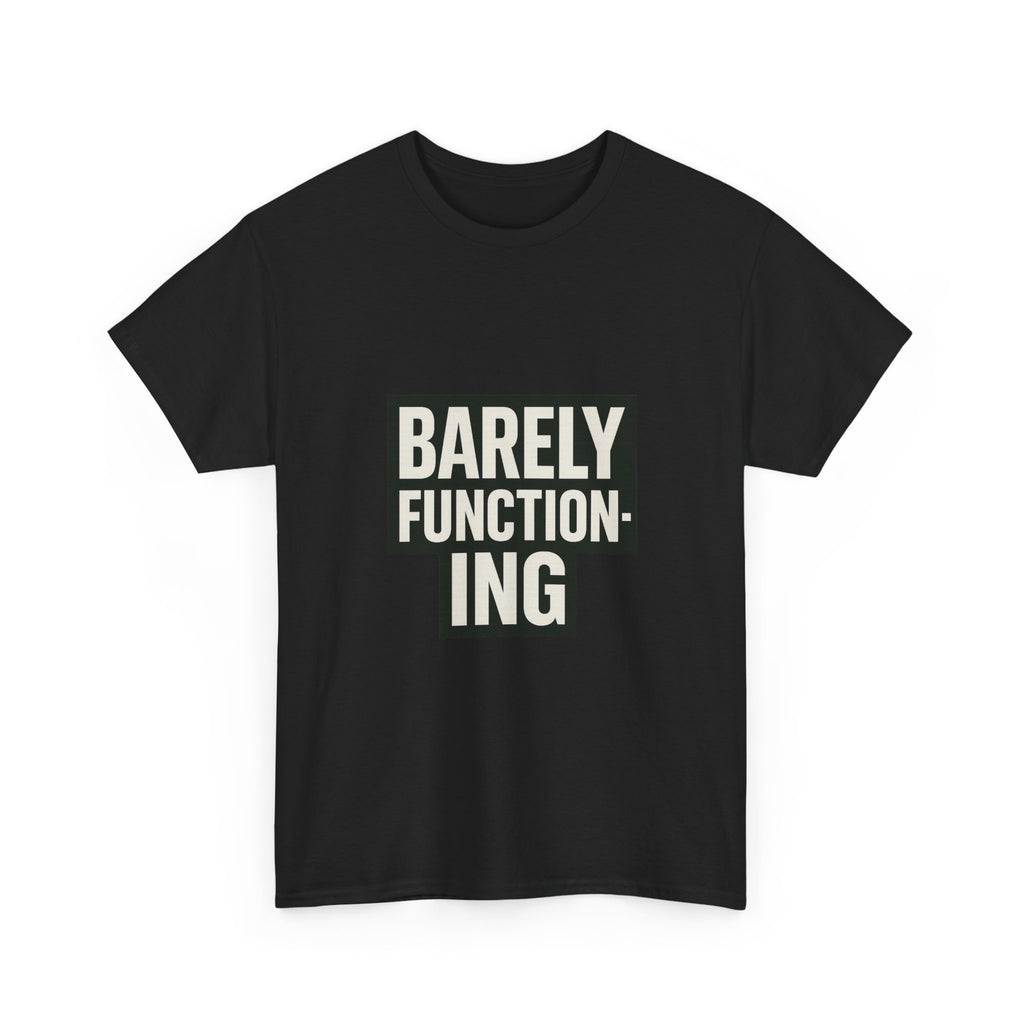 System Status Barely Online Send Coffee T-Shirt | Funny Gift | Graphic Tee