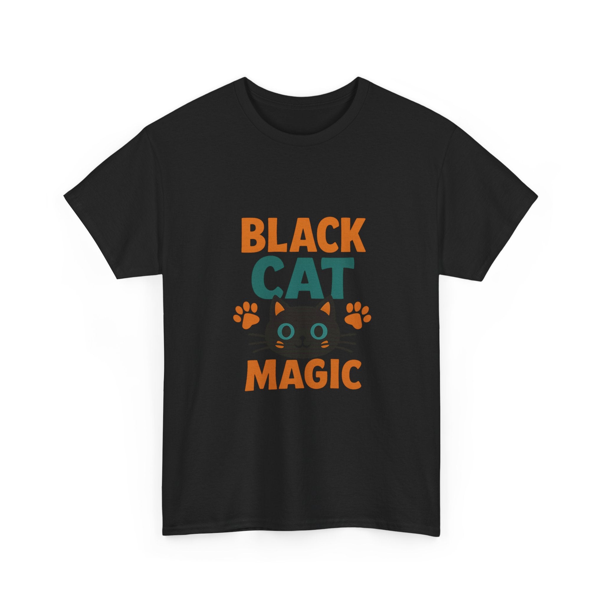 Black Cats Are Good Luck To Me T-Shirt | Cat Superstition Humor | Graphic Tee
