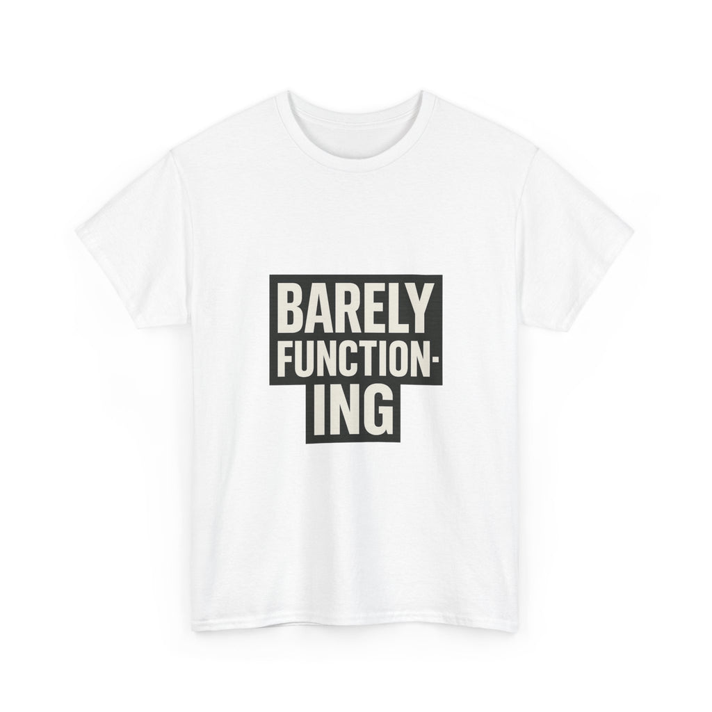 System Status Barely Online Send Coffee T-Shirt | Funny Gift | Graphic Tee