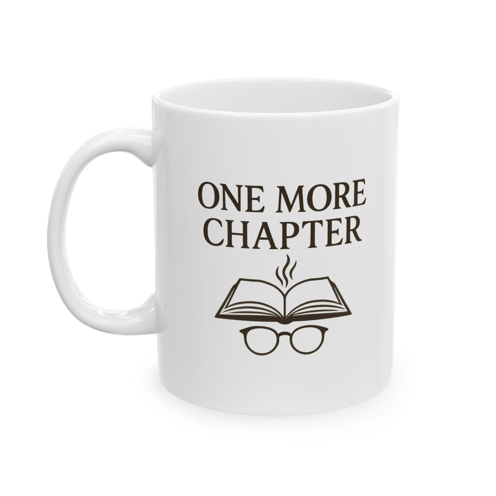 Bookworm One More Chapter Coffee Mug | Unique Gift | Ceramic Mug