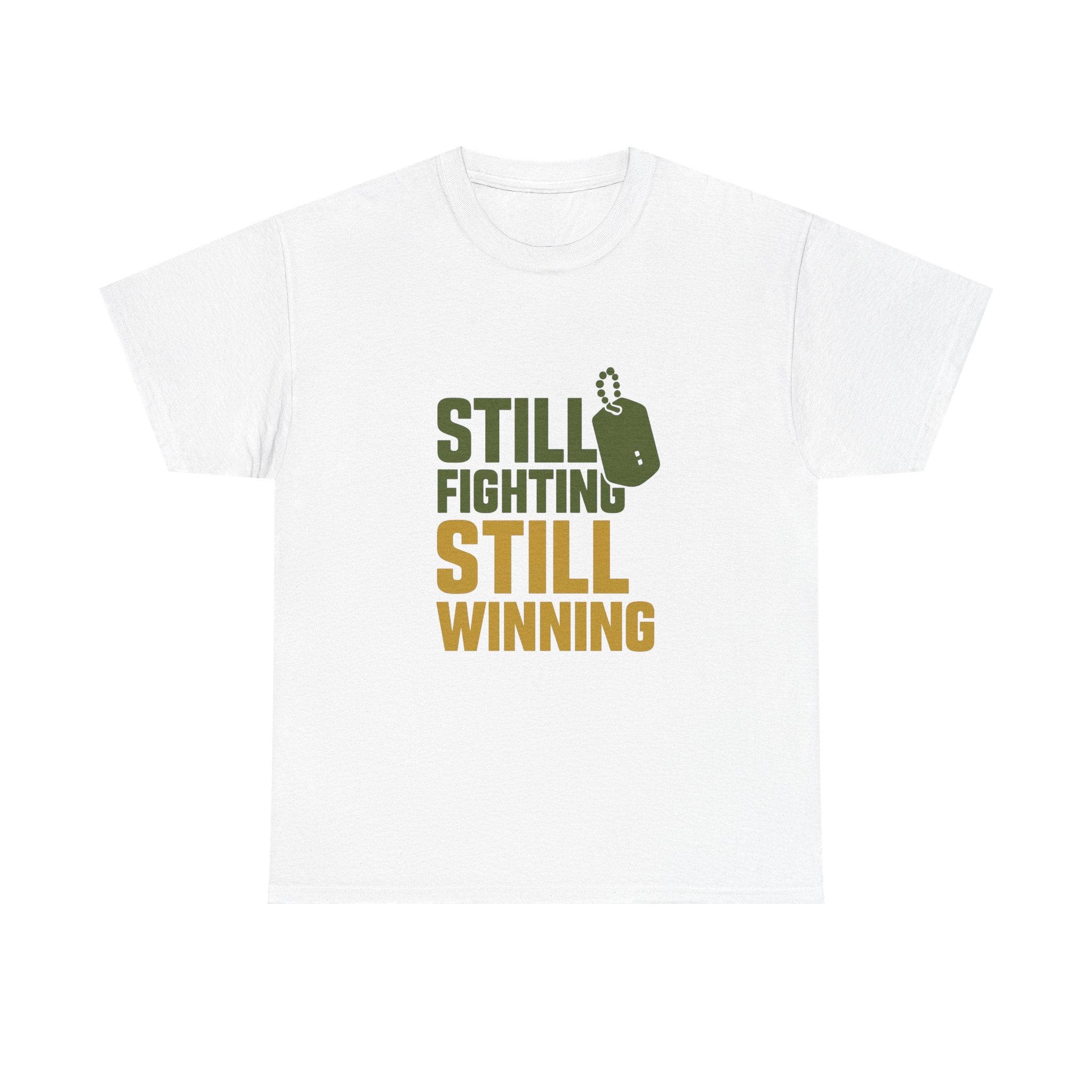Combat Veteran Still Fighting Still Winning T-Shirt | Veteran Gift | Graphic Tee