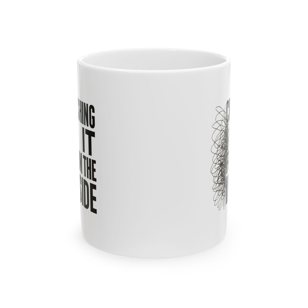 High Functioning Anxiety Crushing It From The Inside Coffee Mug | Unique Gift | Ceramic Mug
