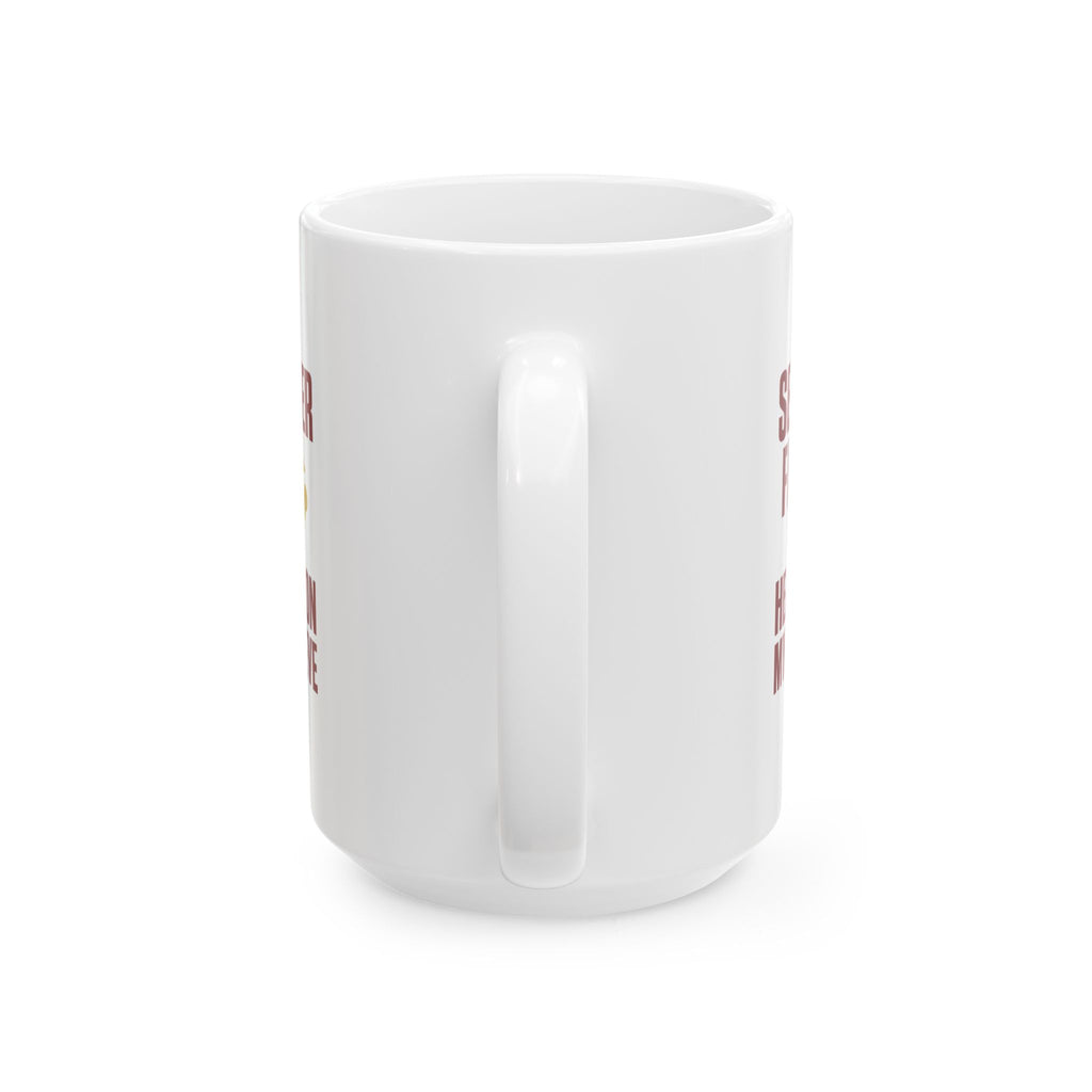 Marine Mom Semper Fi Heart On My Sleeve Coffee Mug | Gift for Mom | Ceramic Mug