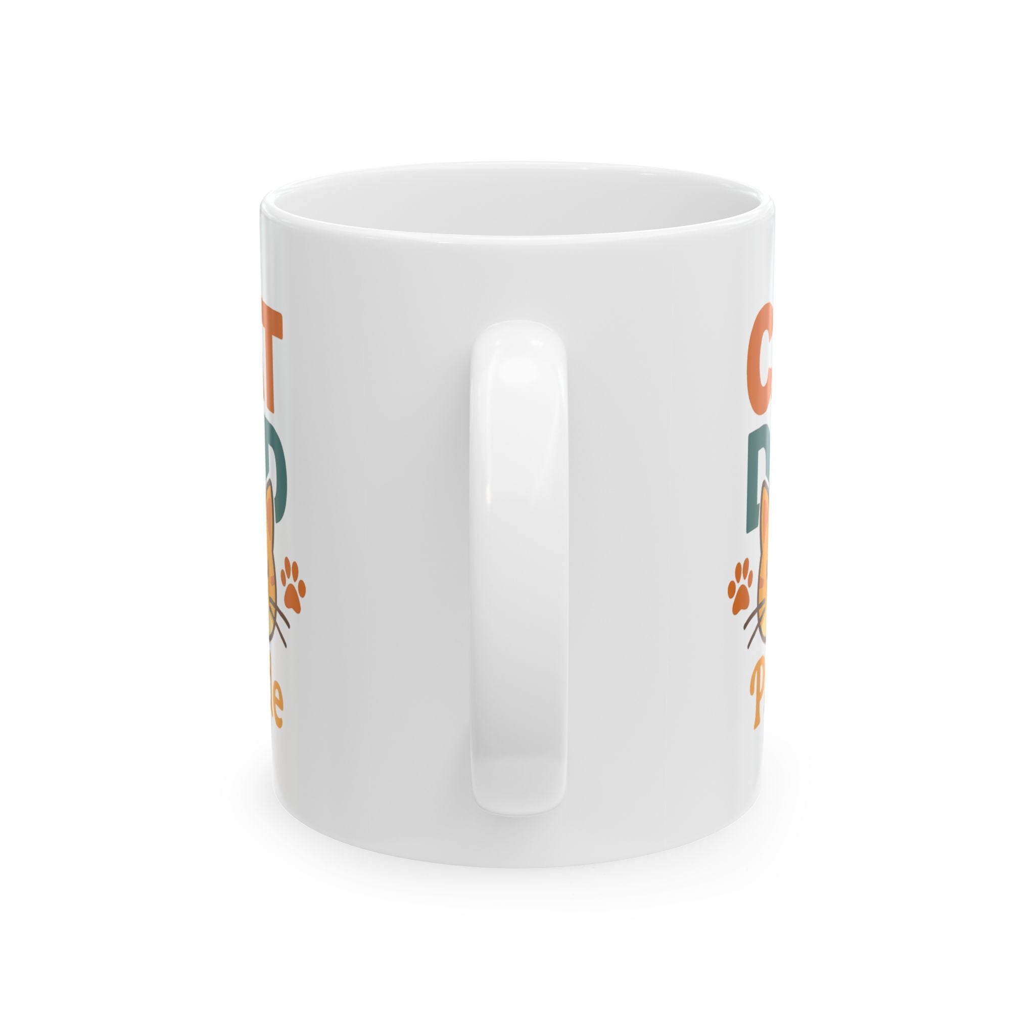 Cat Dad Approved By The Cat Coffee Mug | Cat Lover Humor | Ceramic Mug