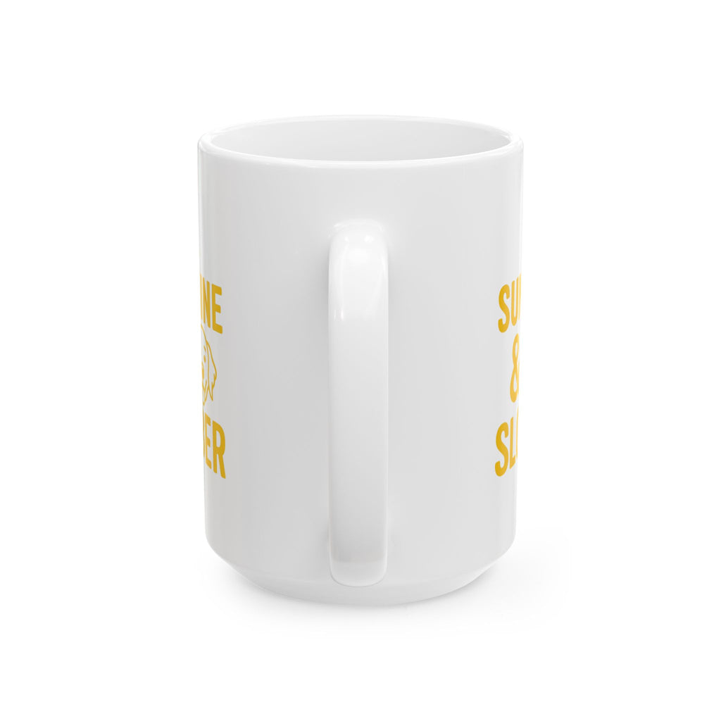Golden Retriever Mom Sunshine And Slobber Coffee Mug | Gift for Mom | Ceramic Mug