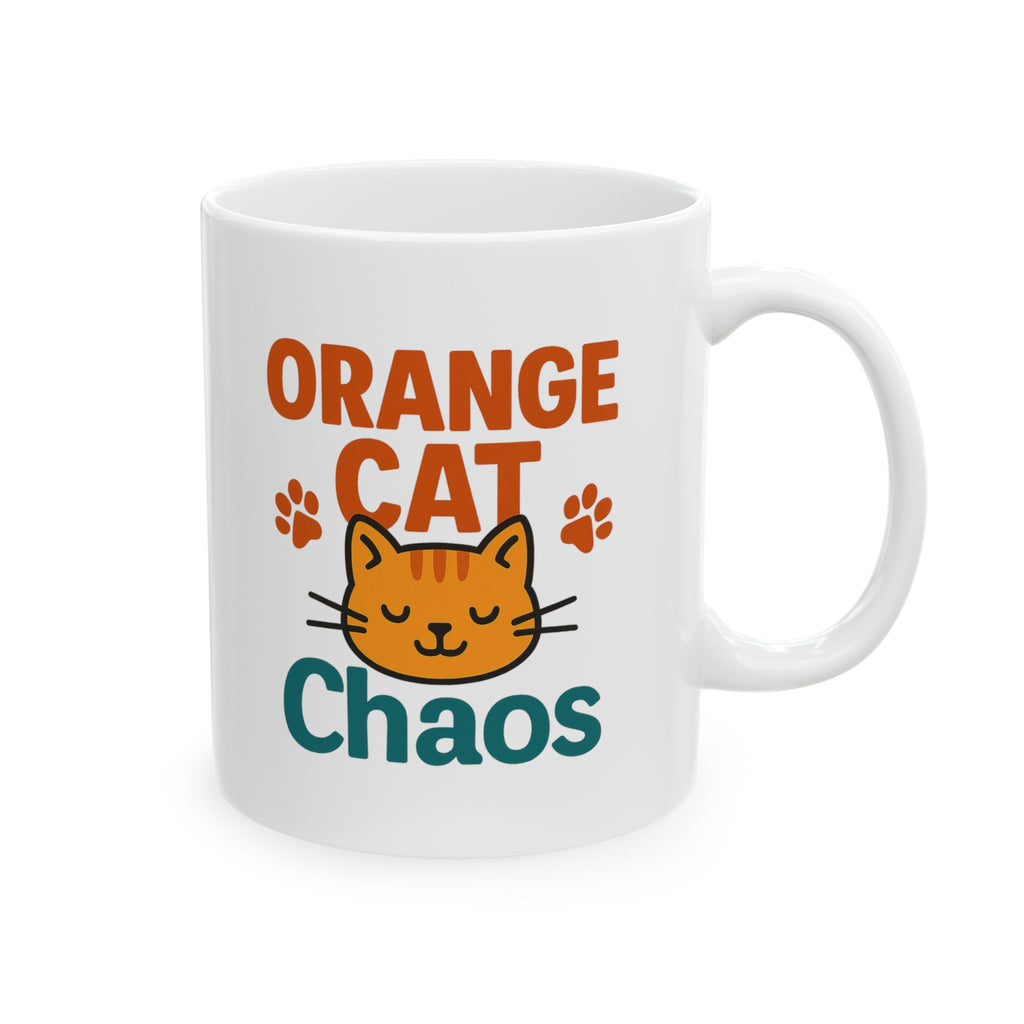Owned By An Orange Cat Coffee Mug | Cat Lover Gift | Ceramic Mug