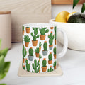 Potted Succulents Coffee Mug | Unique Gift | Ceramic Mug