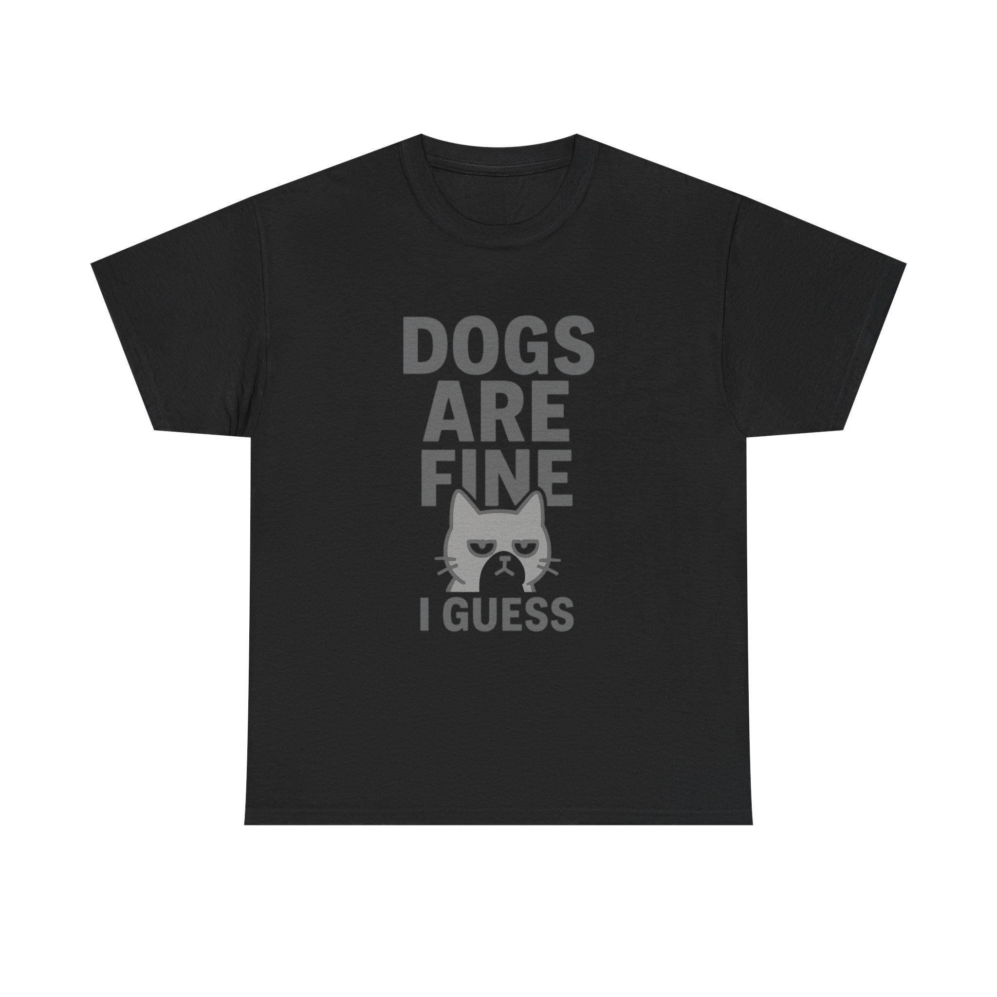 Cat Person Dogs Are Fine I Guess T-Shirt | Cat Lover Gift | Graphic Tee