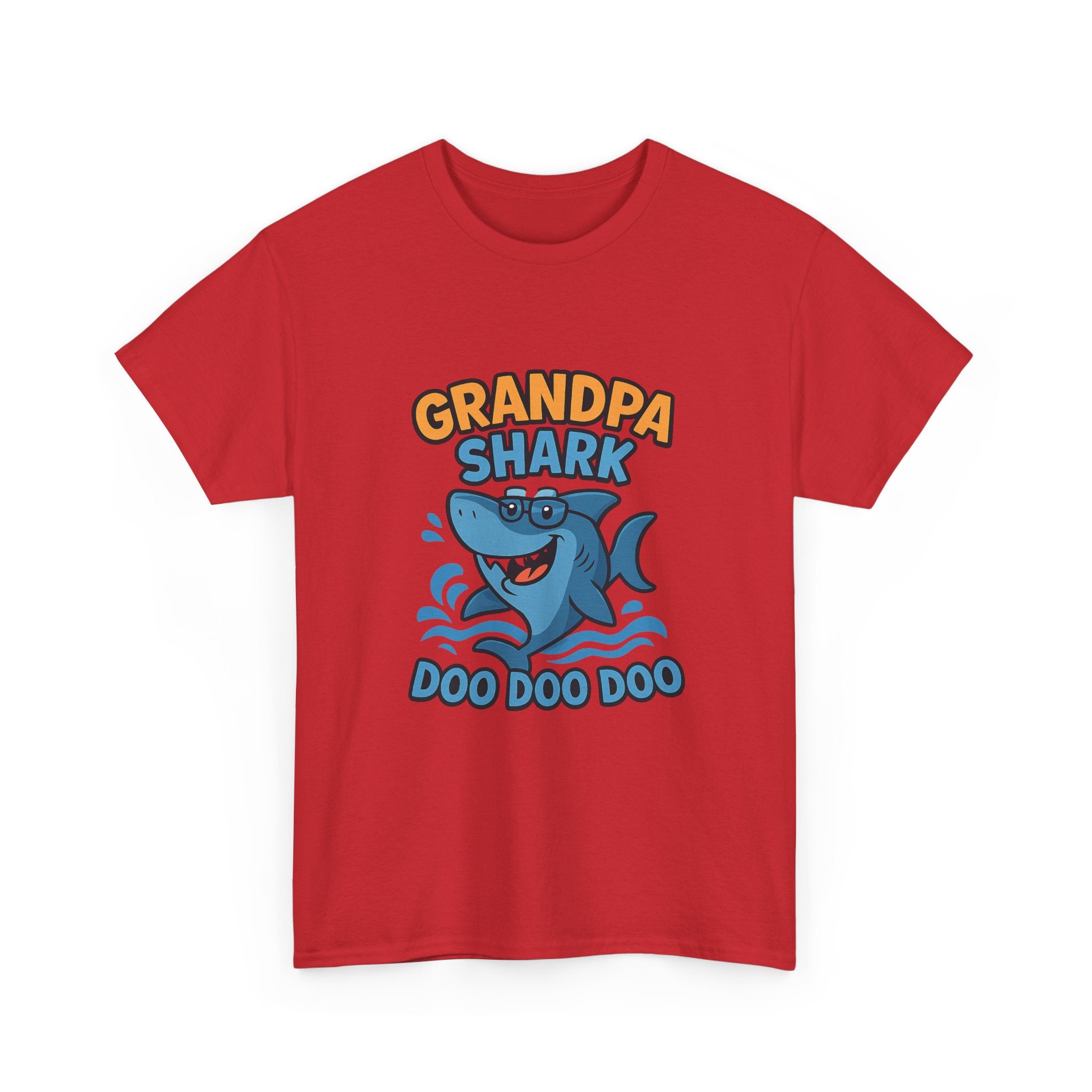 Grandpa Shark Doo Doo Family T-Shirt | Gift for Grandpa | Graphic Tee