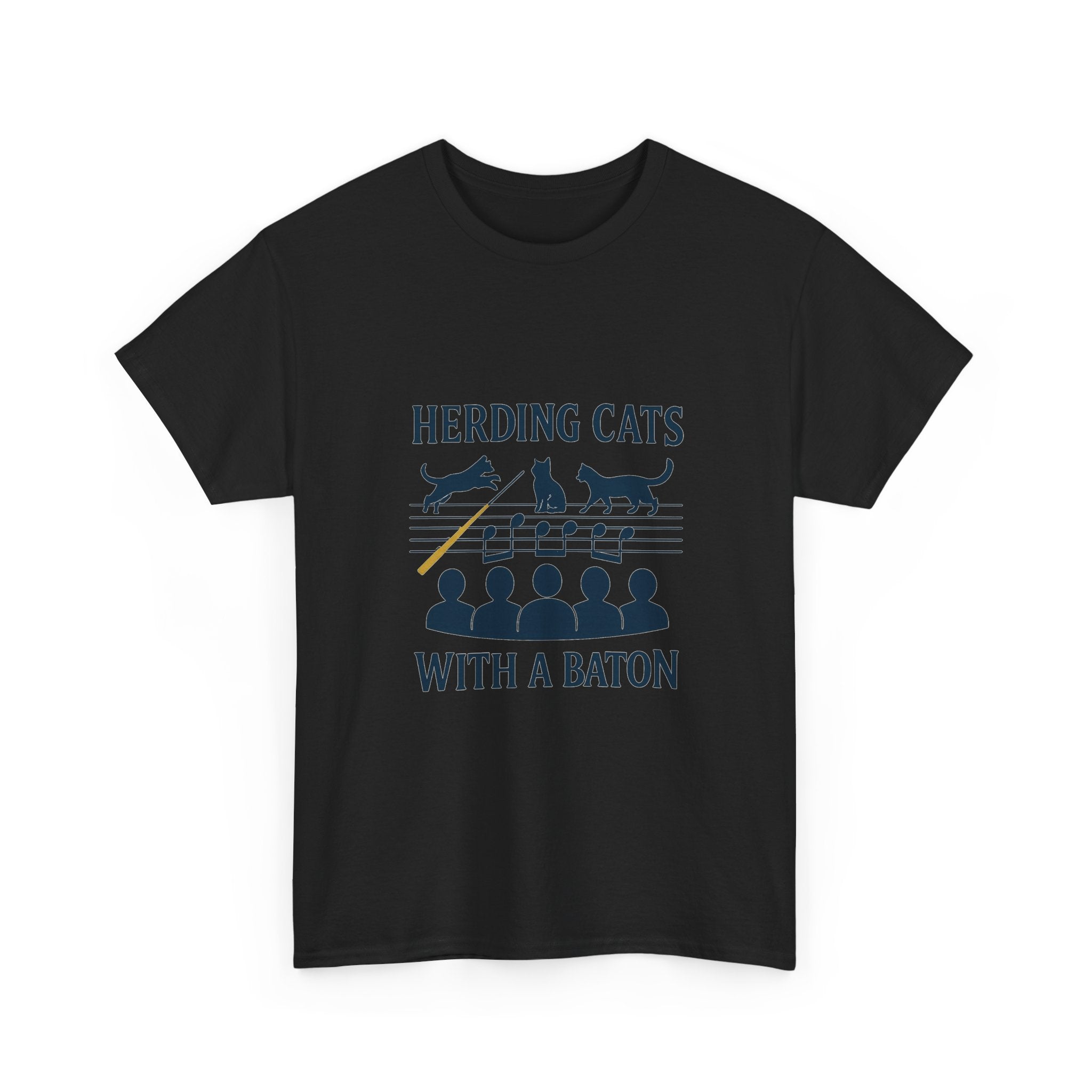 Choir Director Herding Cats With A Baton T-Shirt