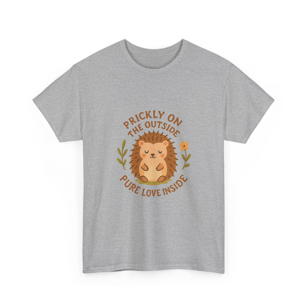 Hedgehog Dad Prickly On The Outside Pure Love Inside T-Shirt